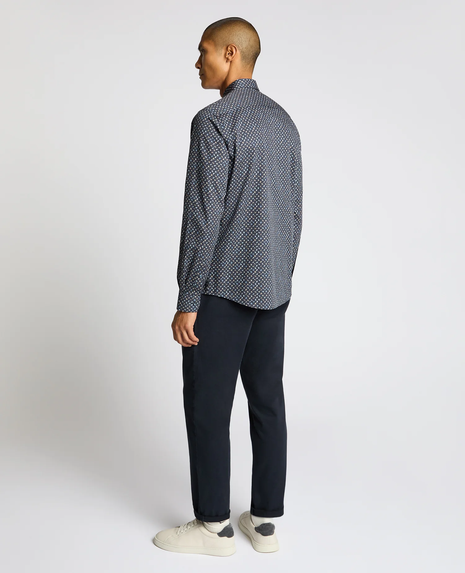 Regular Fit Print Cotton Shirt - Image 3