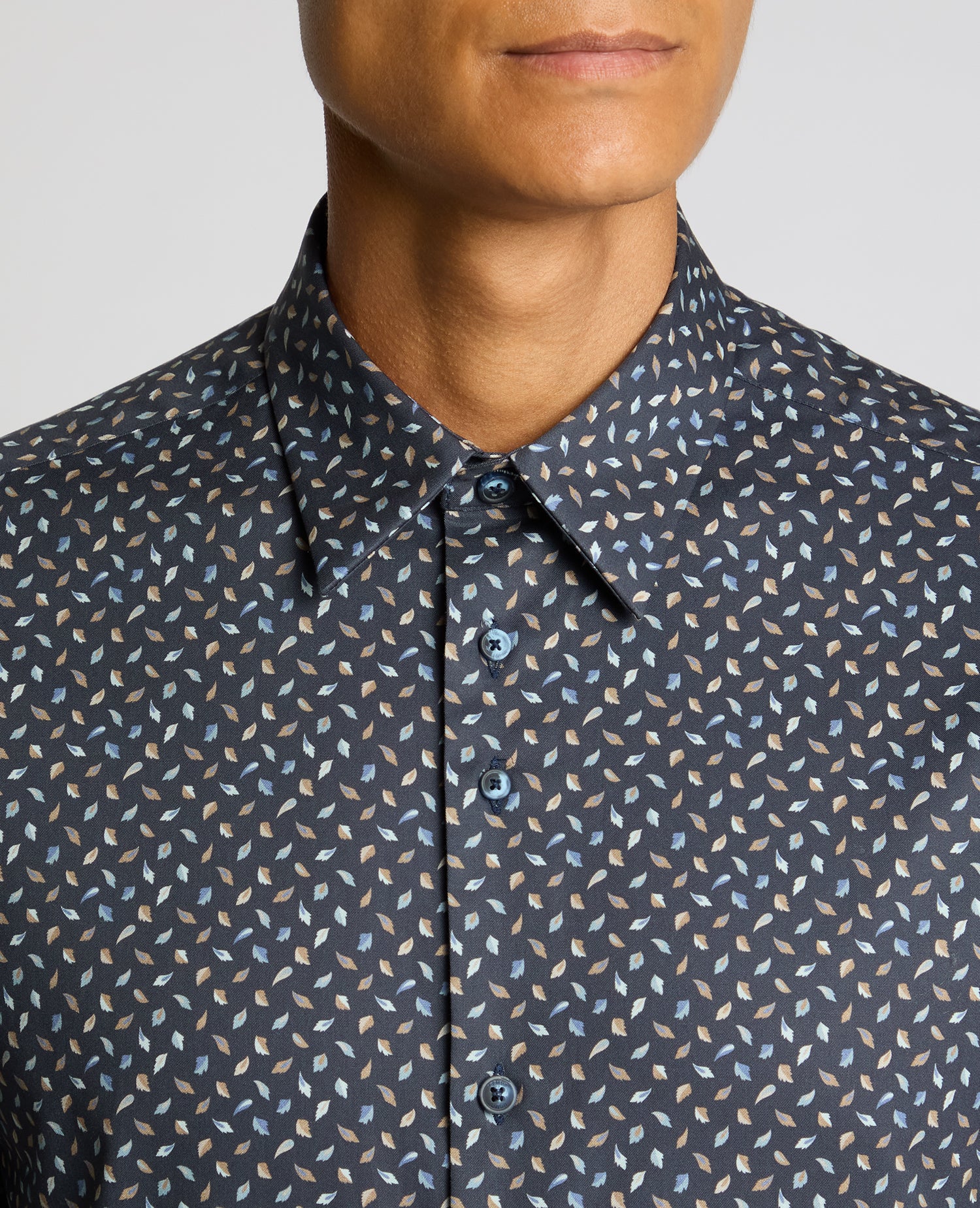 Regular Fit Print Cotton Shirt - Image 5