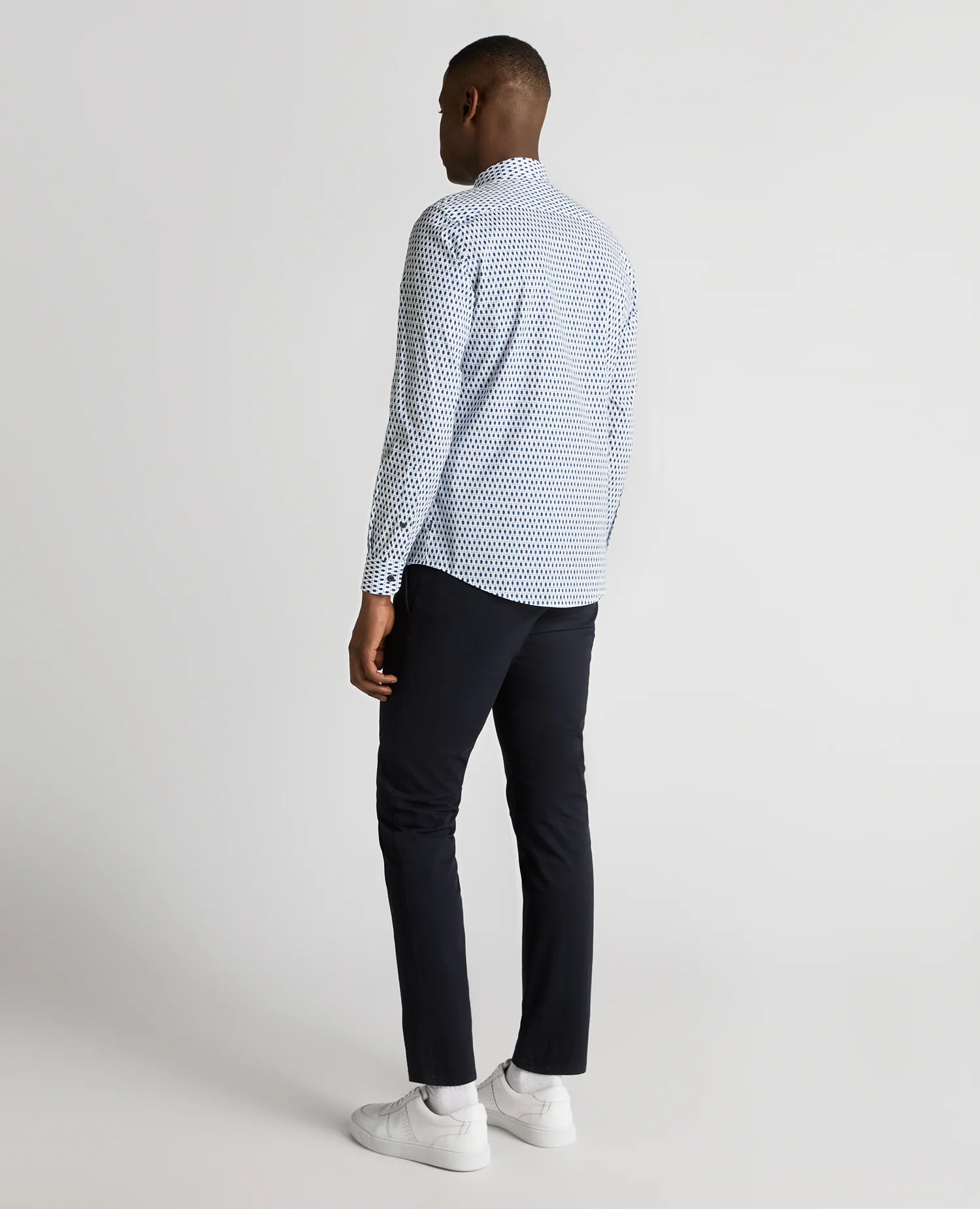 Regular Fit Print Cotton-Stretch Shirt - Image 3