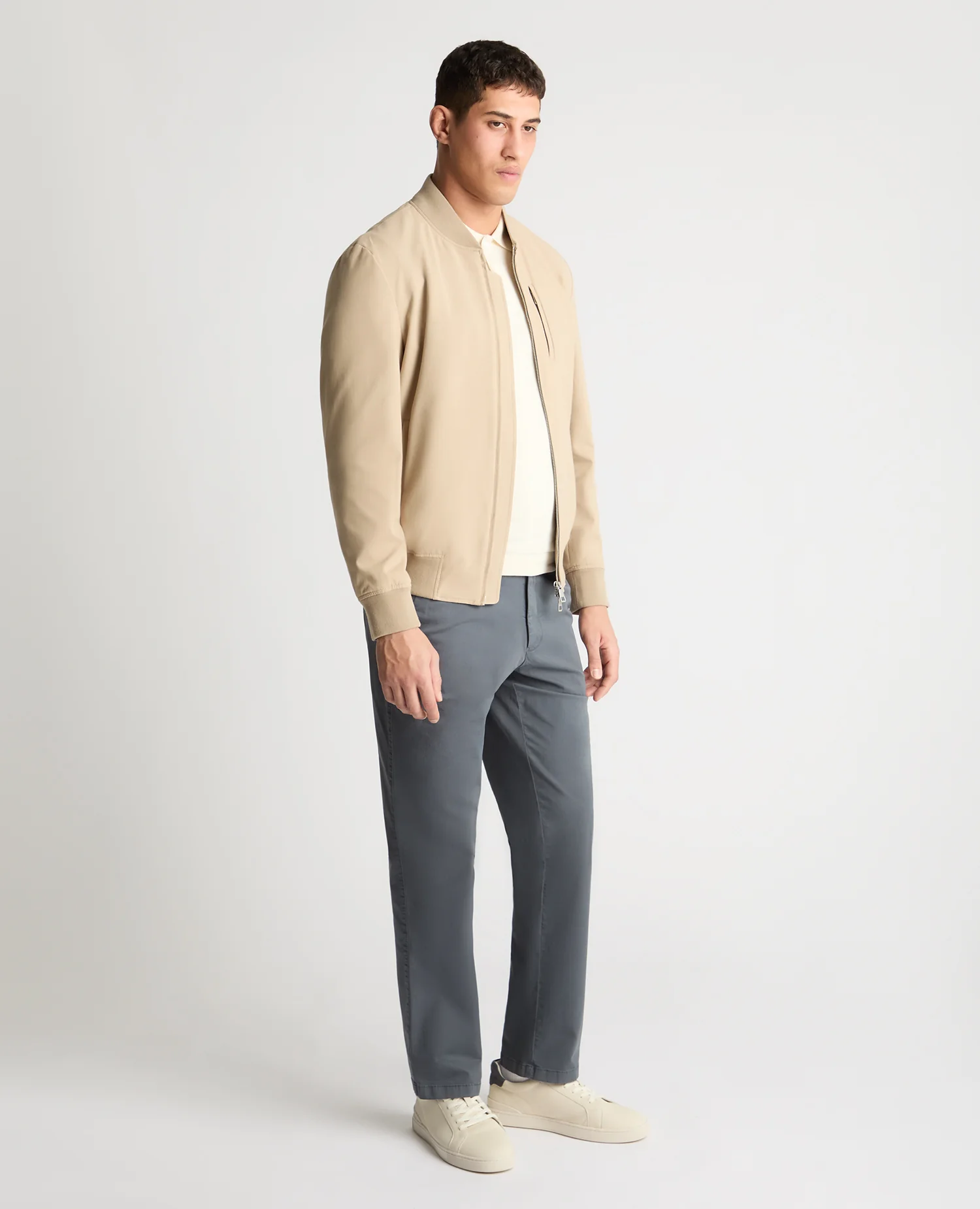 Regular Fit Showerproof Bomber Jacket - Image 5