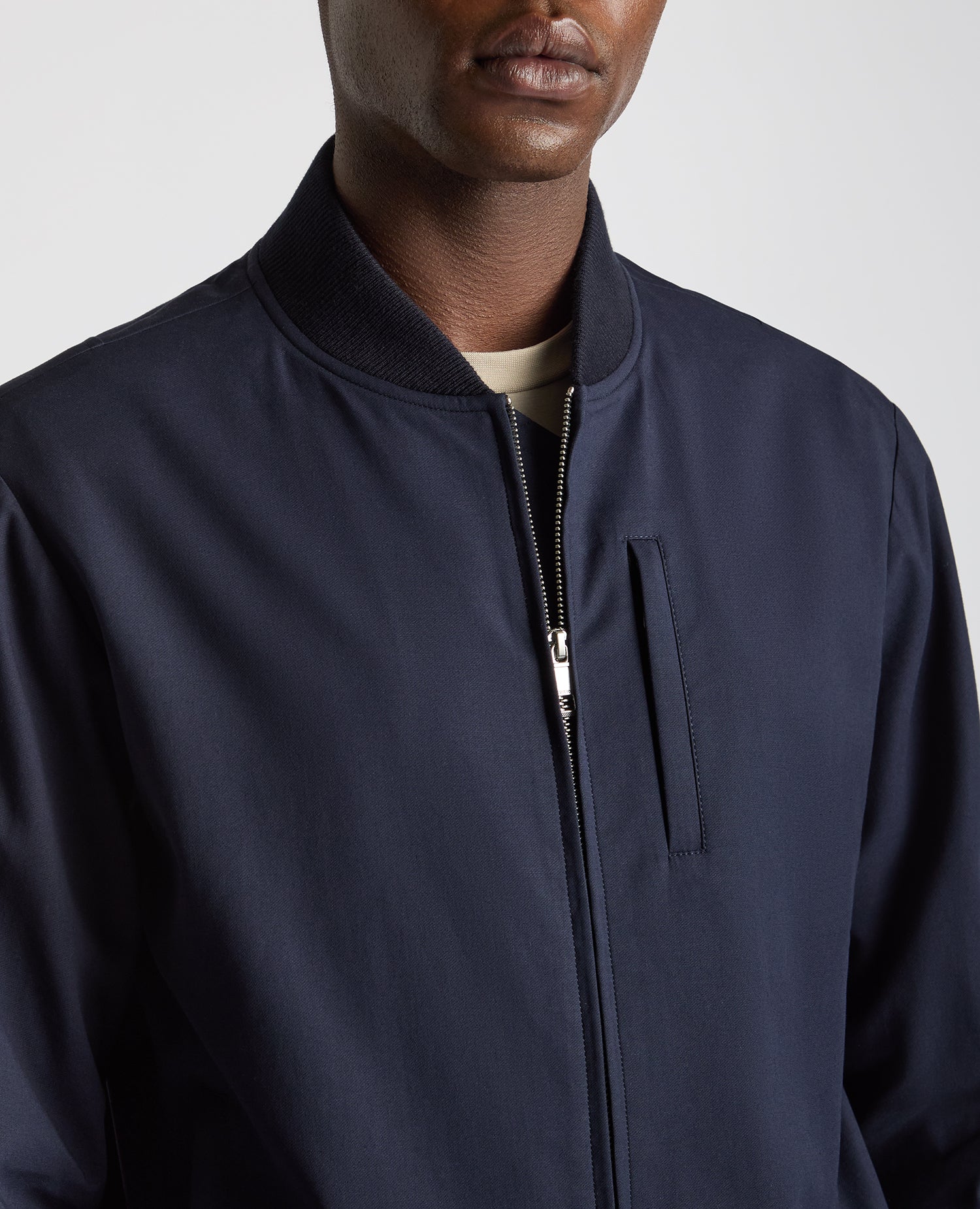 Regular Fit Showerproof Bomber Jacket - Image 4