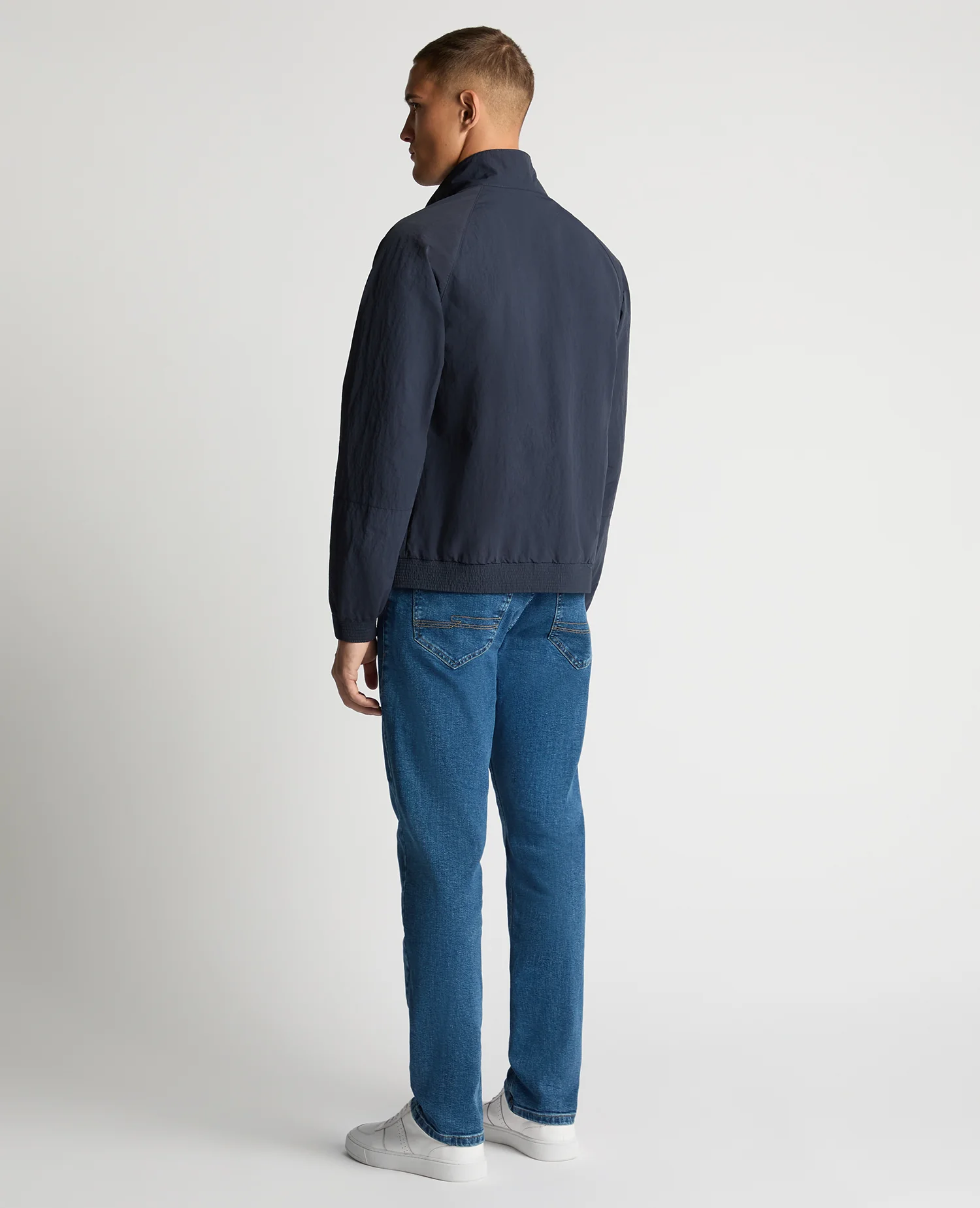 Regular Fit Showerproof Harrington Jacket - Image 3