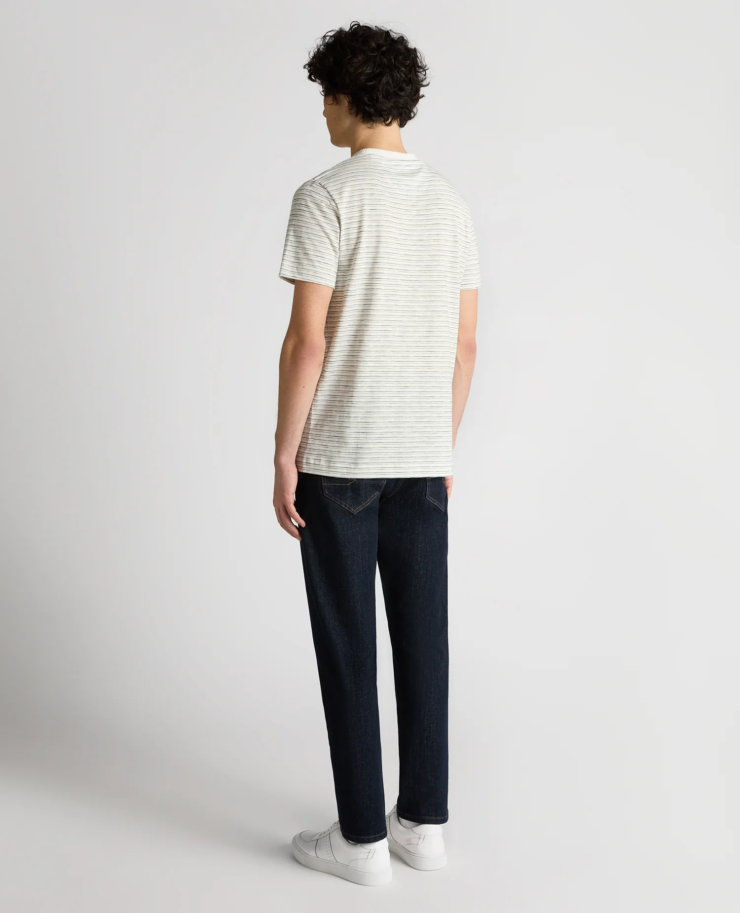 Relaxed Fit Cotton Stripe T-Shirt - Image 3