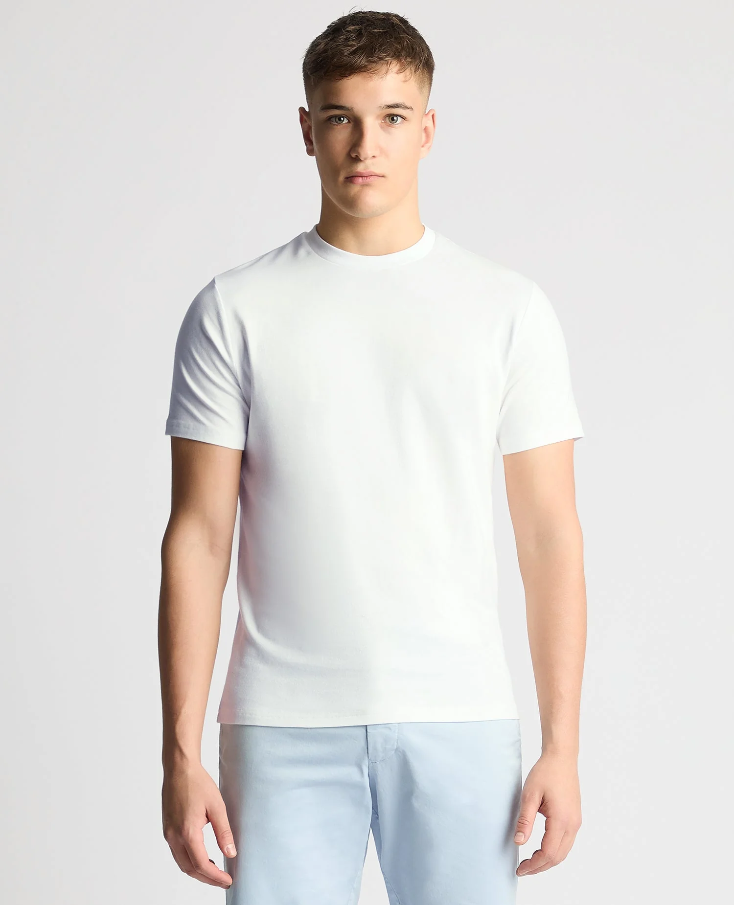 Relaxed Fit Crew Neck Tencel T-Shirt