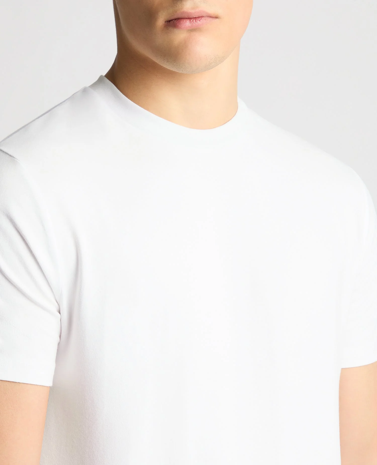 Relaxed Fit Crew Neck Tencel T-Shirt - Image 5