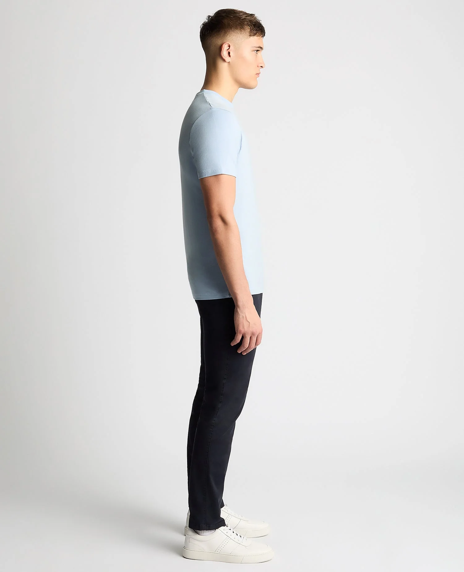 Relaxed Fit Crew Neck Tencel T-Shirt - Image 4