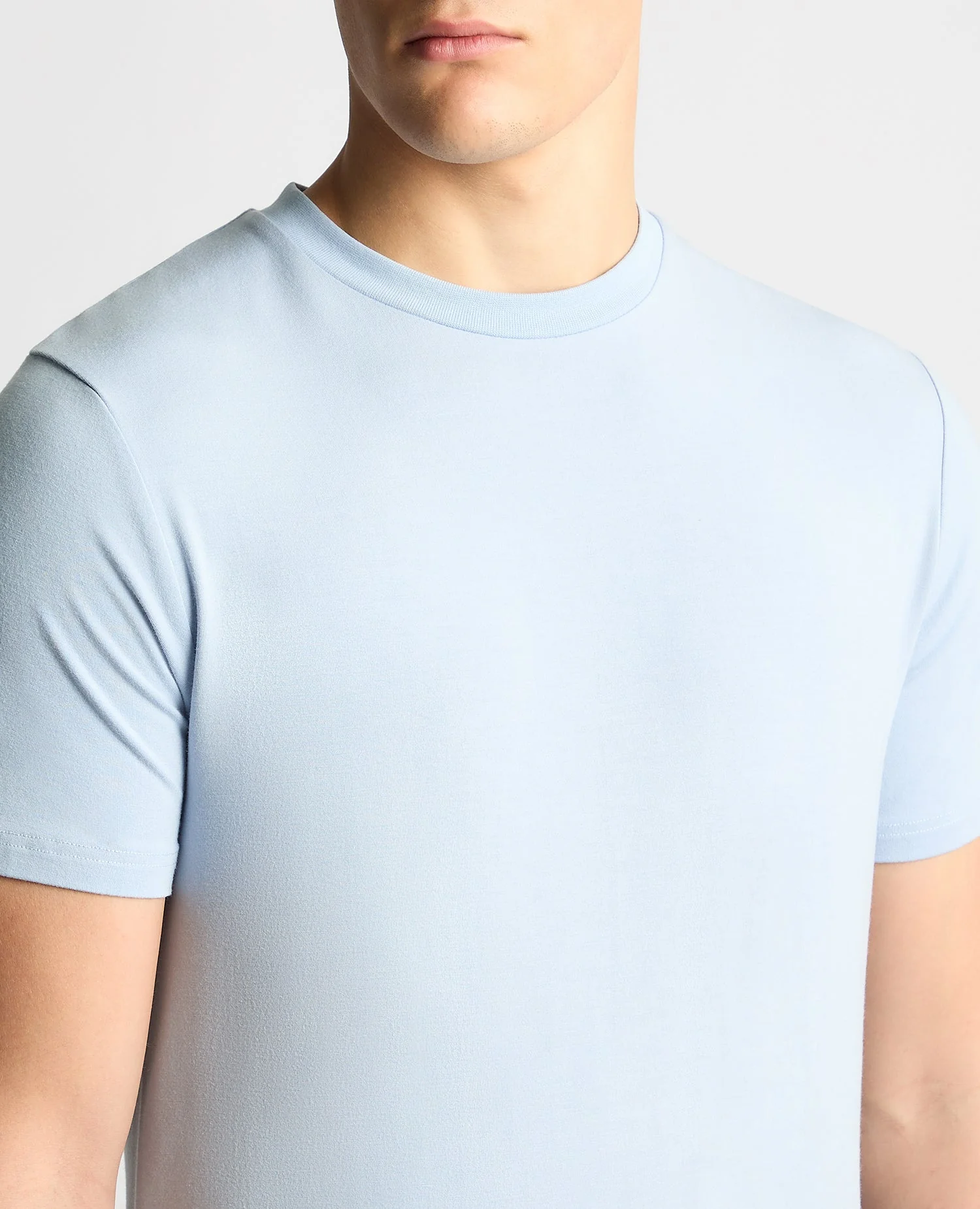 Relaxed Fit Crew Neck Tencel T-Shirt - Image 5