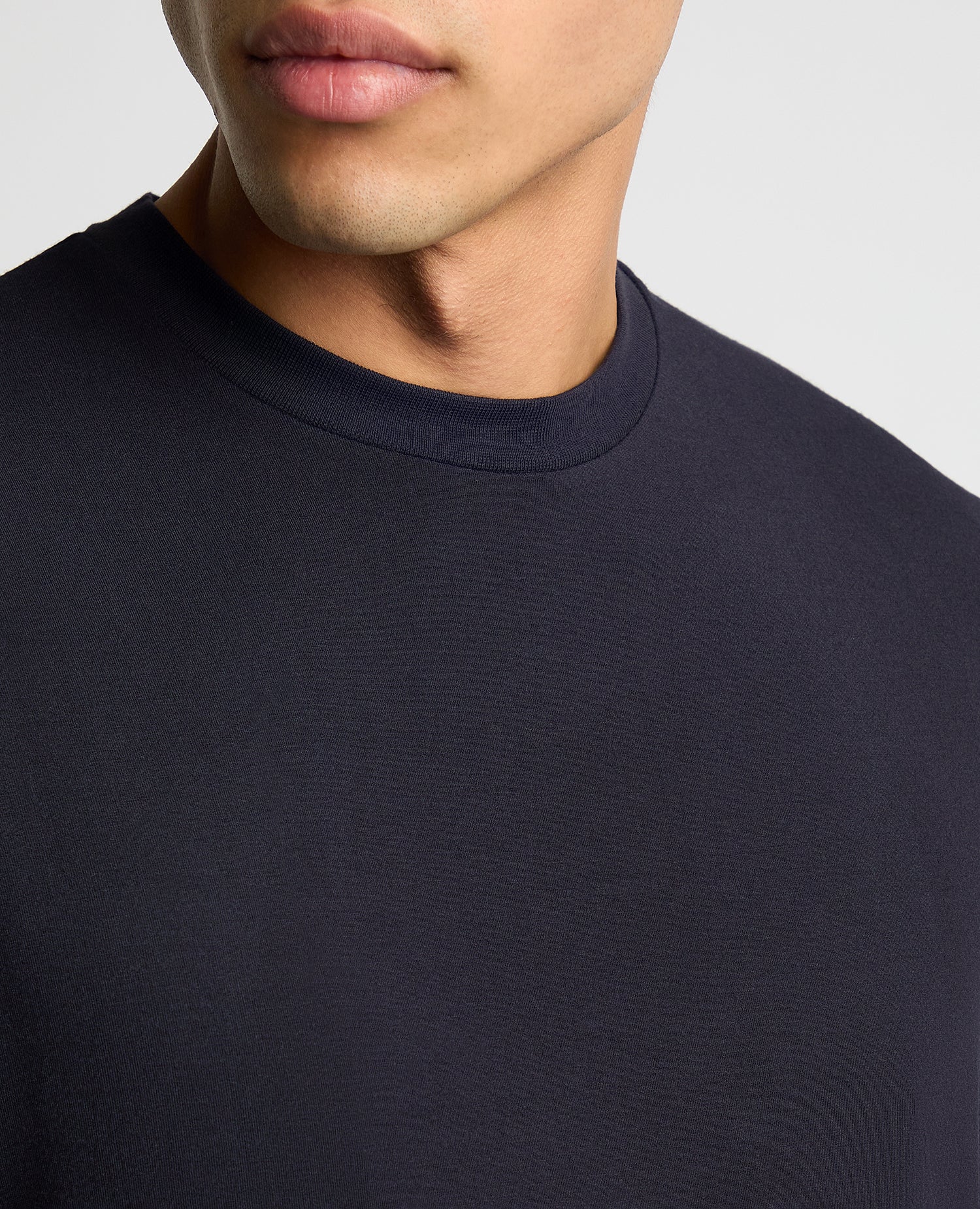 Relaxed Fit Crew Neck Tencel T-Shirt - Image 5