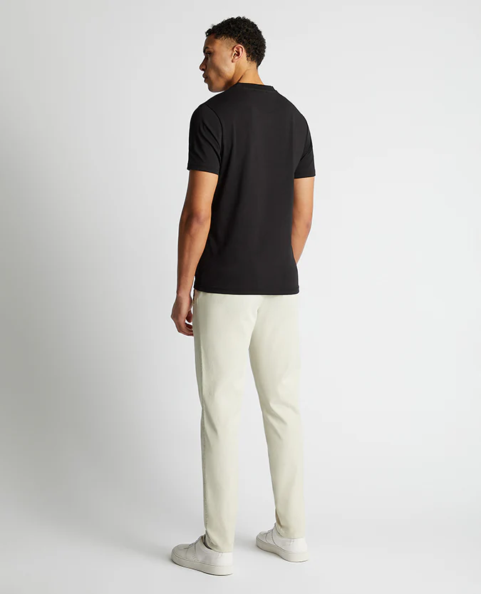 Relaxed Fit Crew Neck Tencel T-Shirt - Image 3