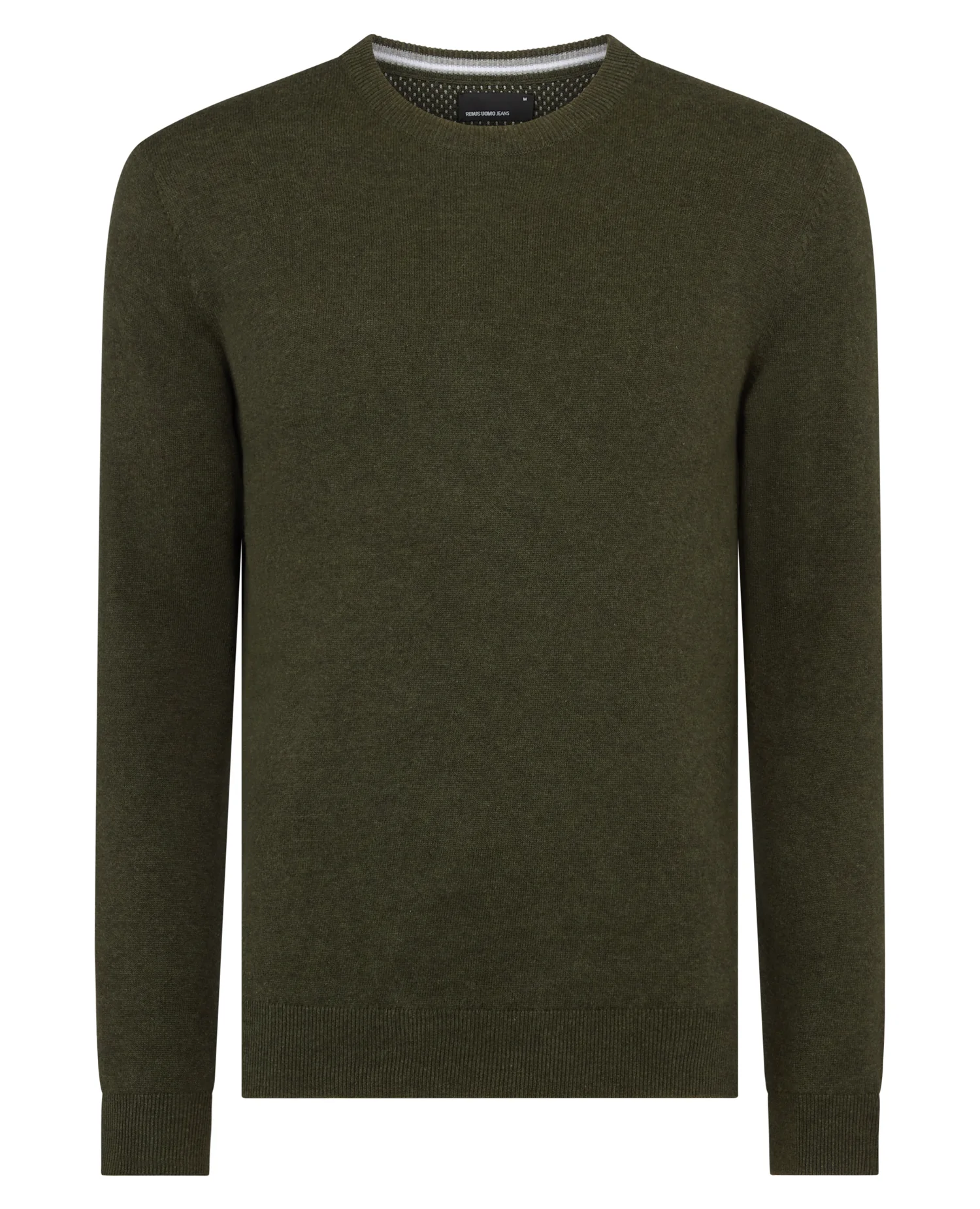 Tapered Fit Cotton Crew Neck Sweater - Image 5