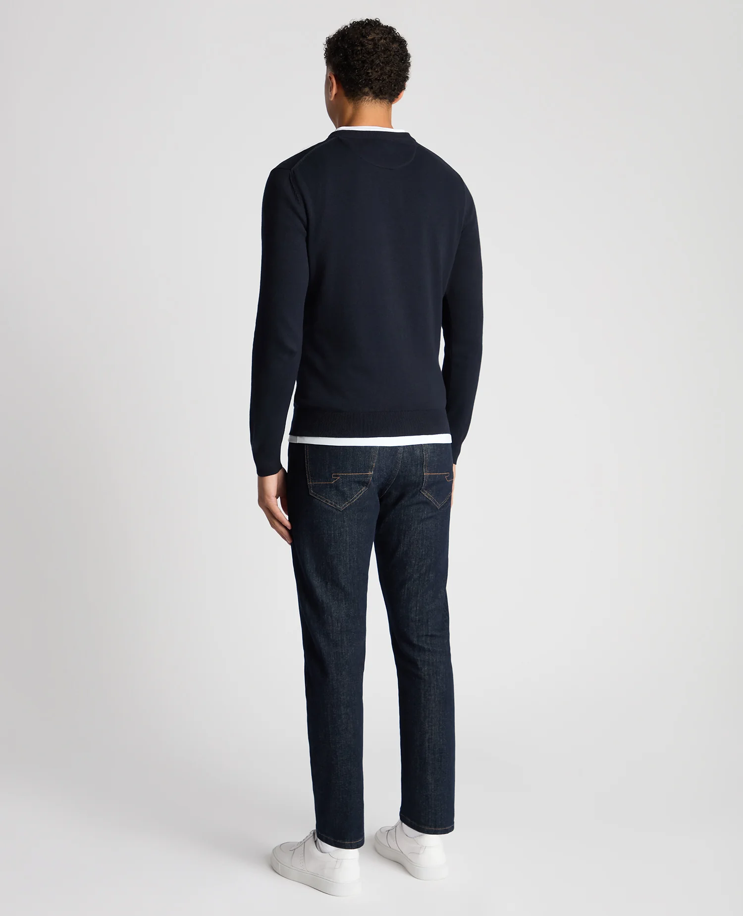 Cotton Crew Neck Jumper - Image 3