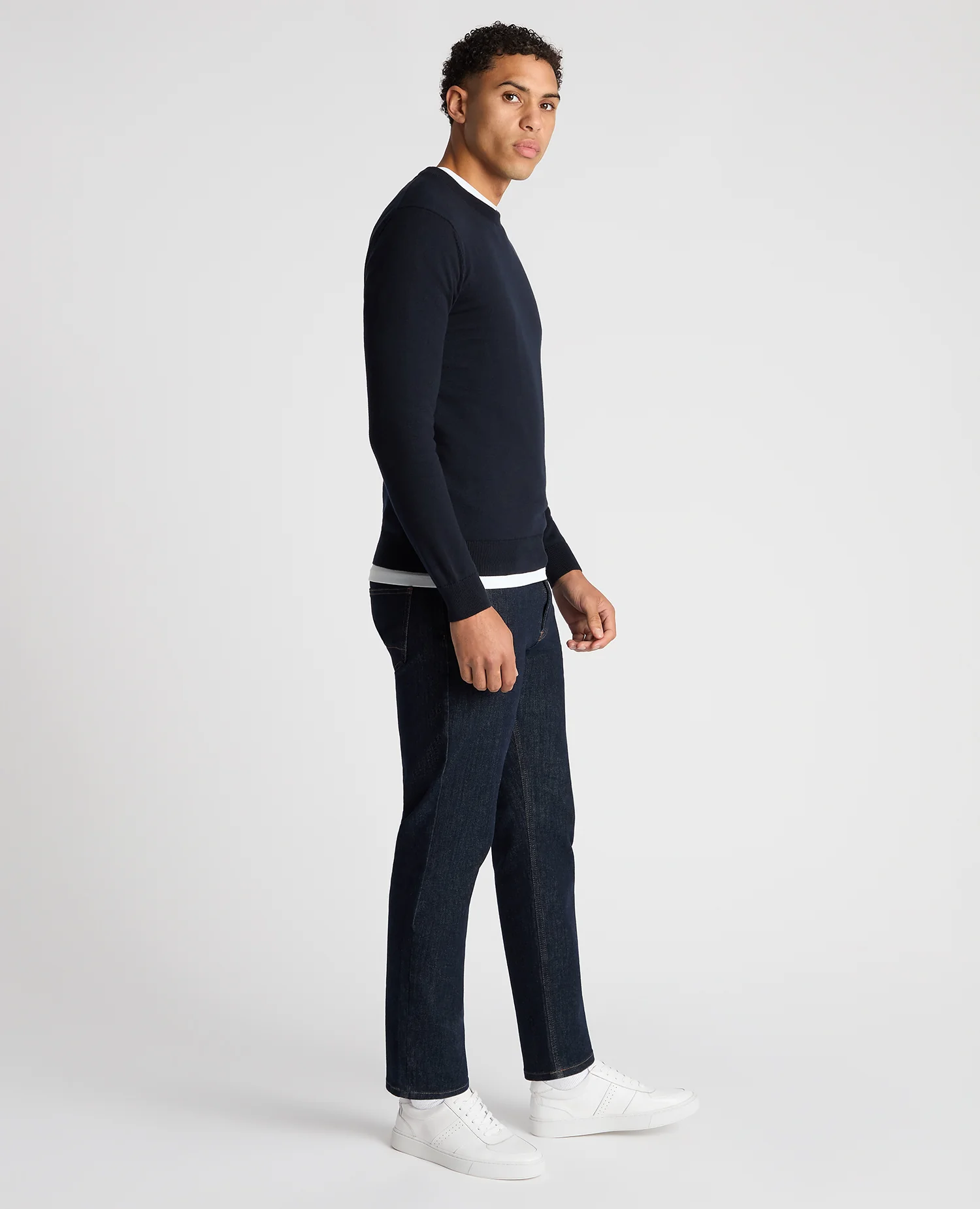 Cotton Crew Neck Jumper - Image 4