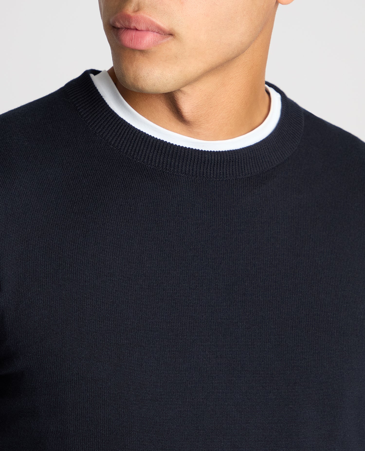 Cotton Crew Neck Jumper - Image 5