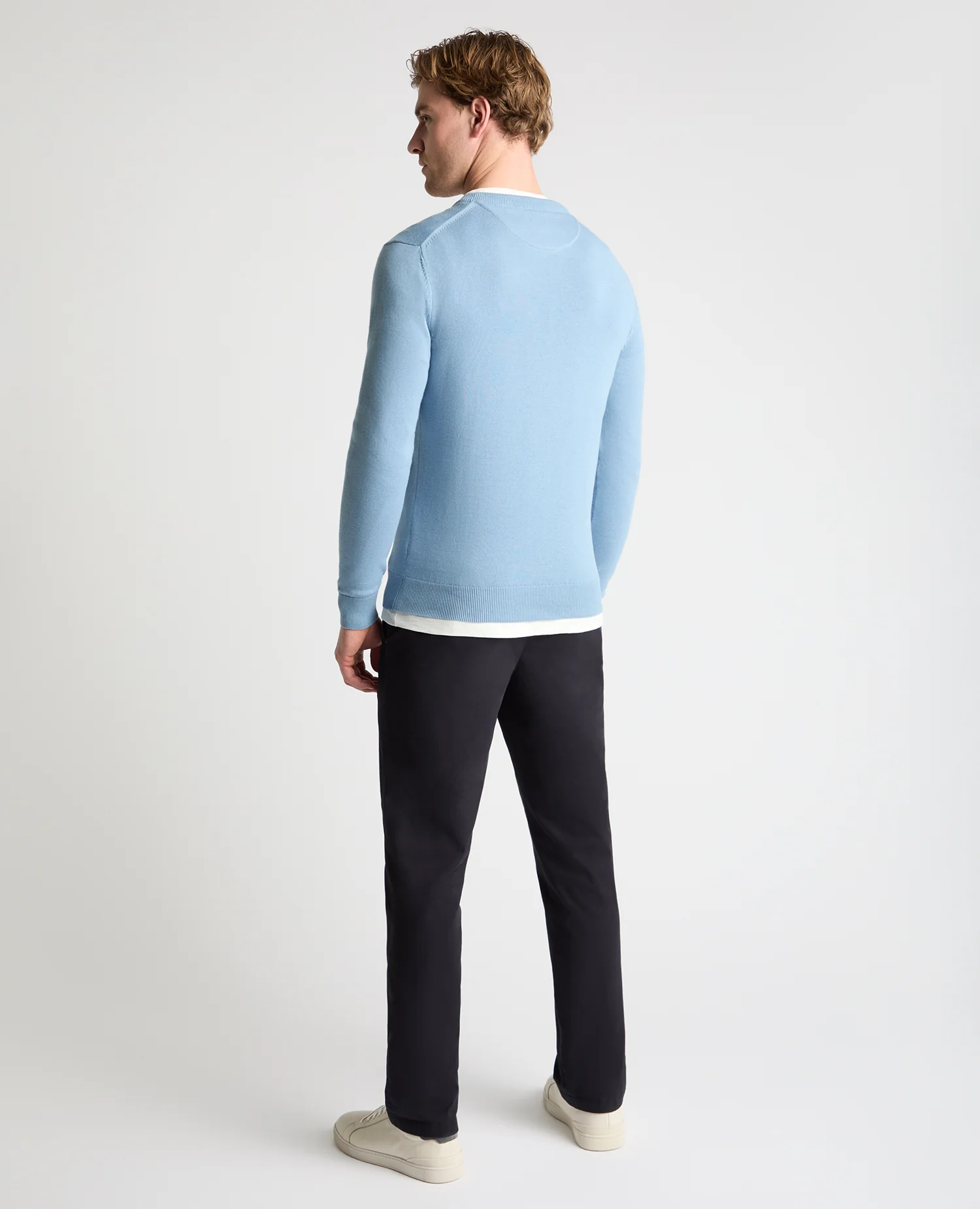 Cotton Crew Neck Jumper - Image 3
