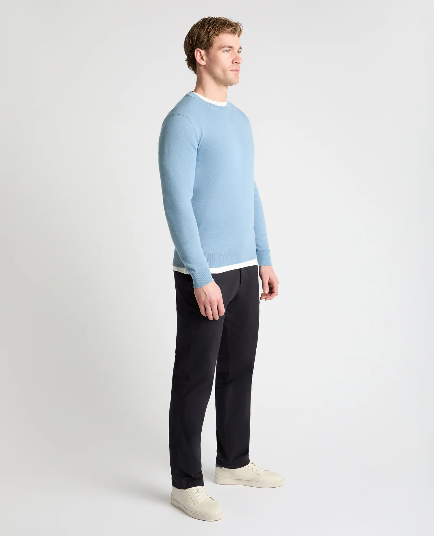 Cotton Crew Neck Jumper - Image 4