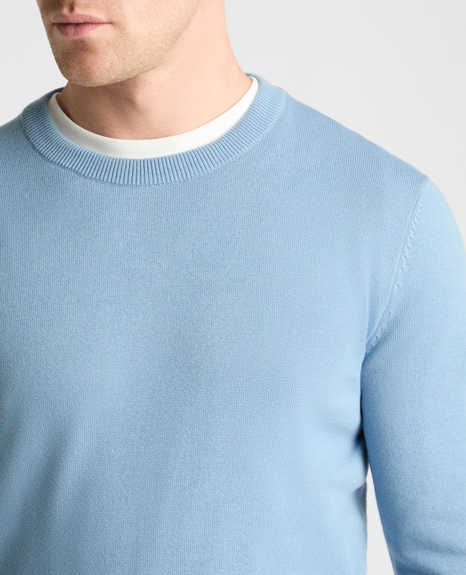 Cotton Crew Neck Jumper - Image 5