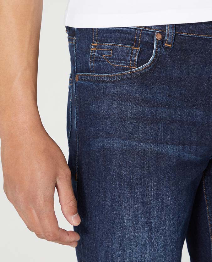 Straight Leg Cotton Power Stretch Jeans - Image 3