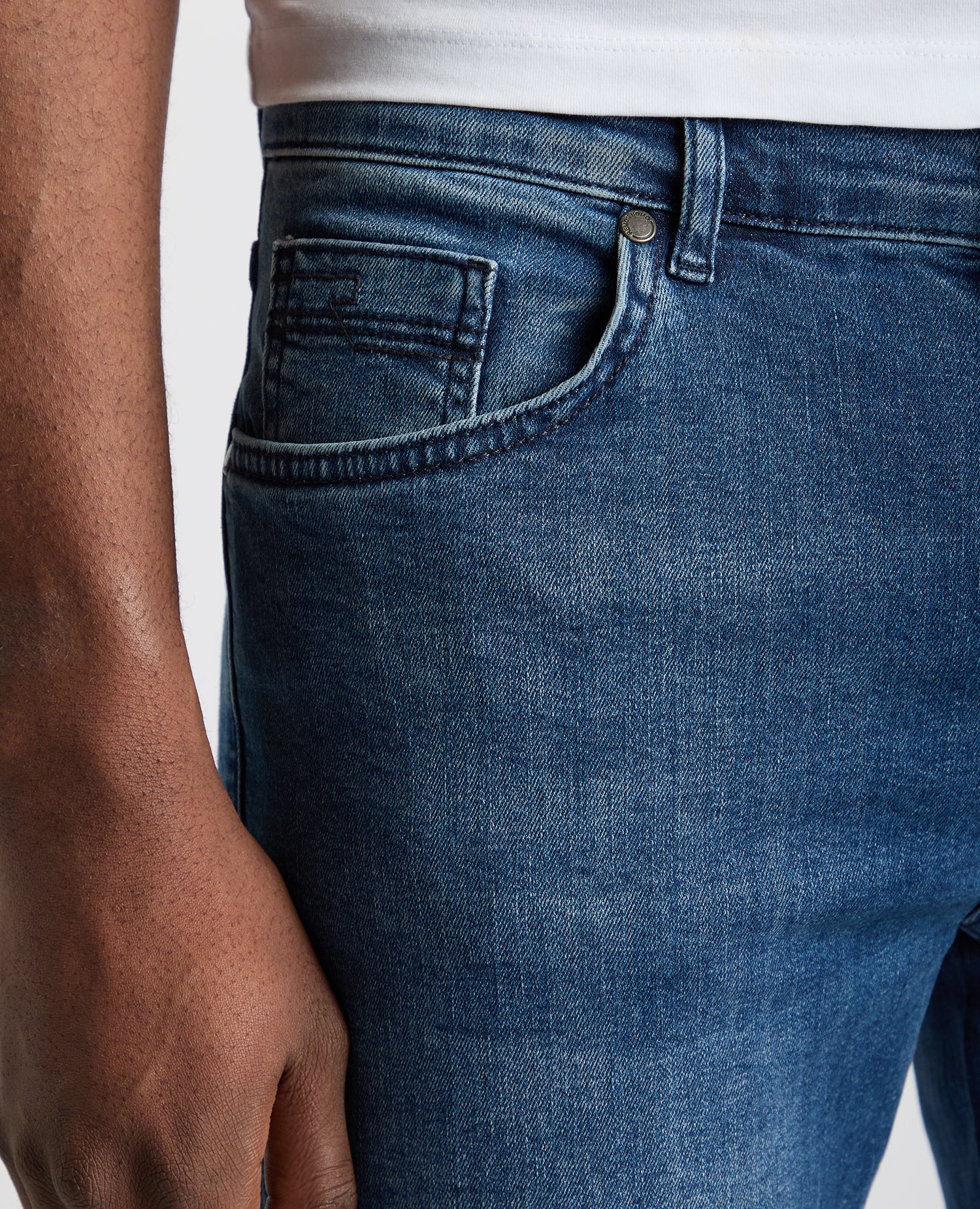 Rogan Straight Leg Eco Cotton-Stretch Jeans - Image 4