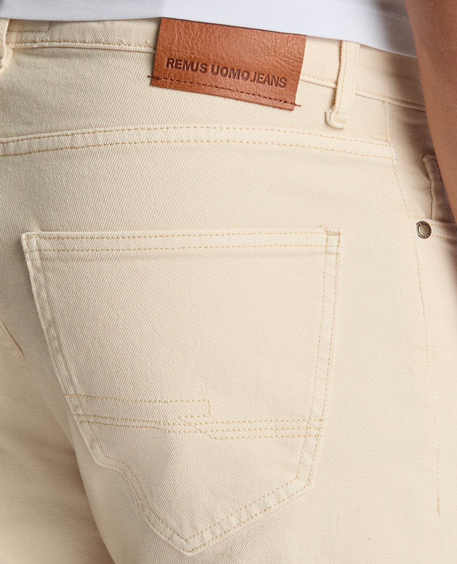 Roman Modern Straight Fit Cotton-Stretch Jean - Image 5