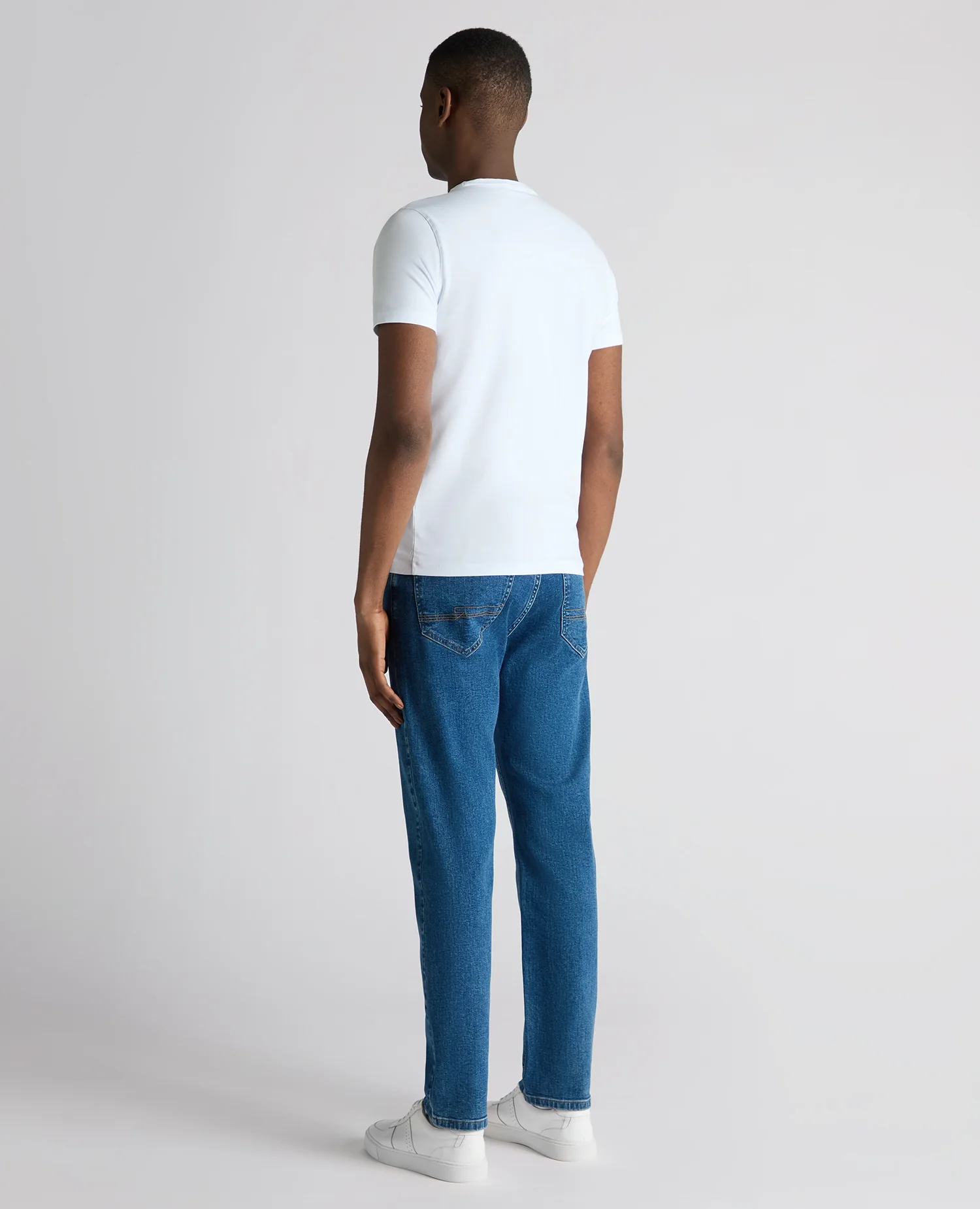 Roman Modern Straight Fit Cotton-Stretch Jean - Image 3