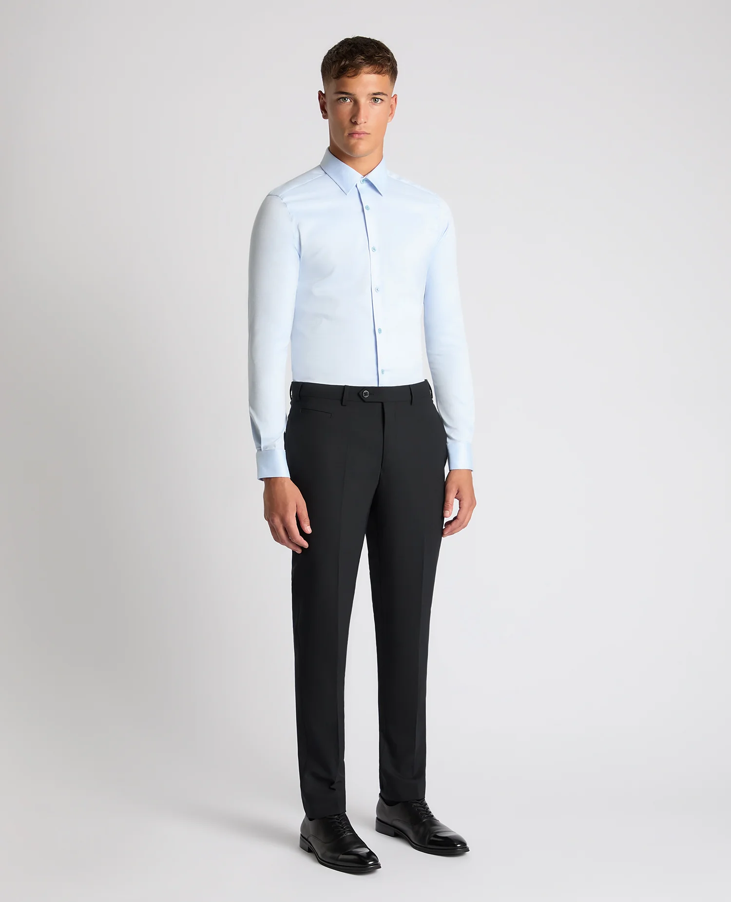 Slim Fit Contrast Detail Shirt - Image 2