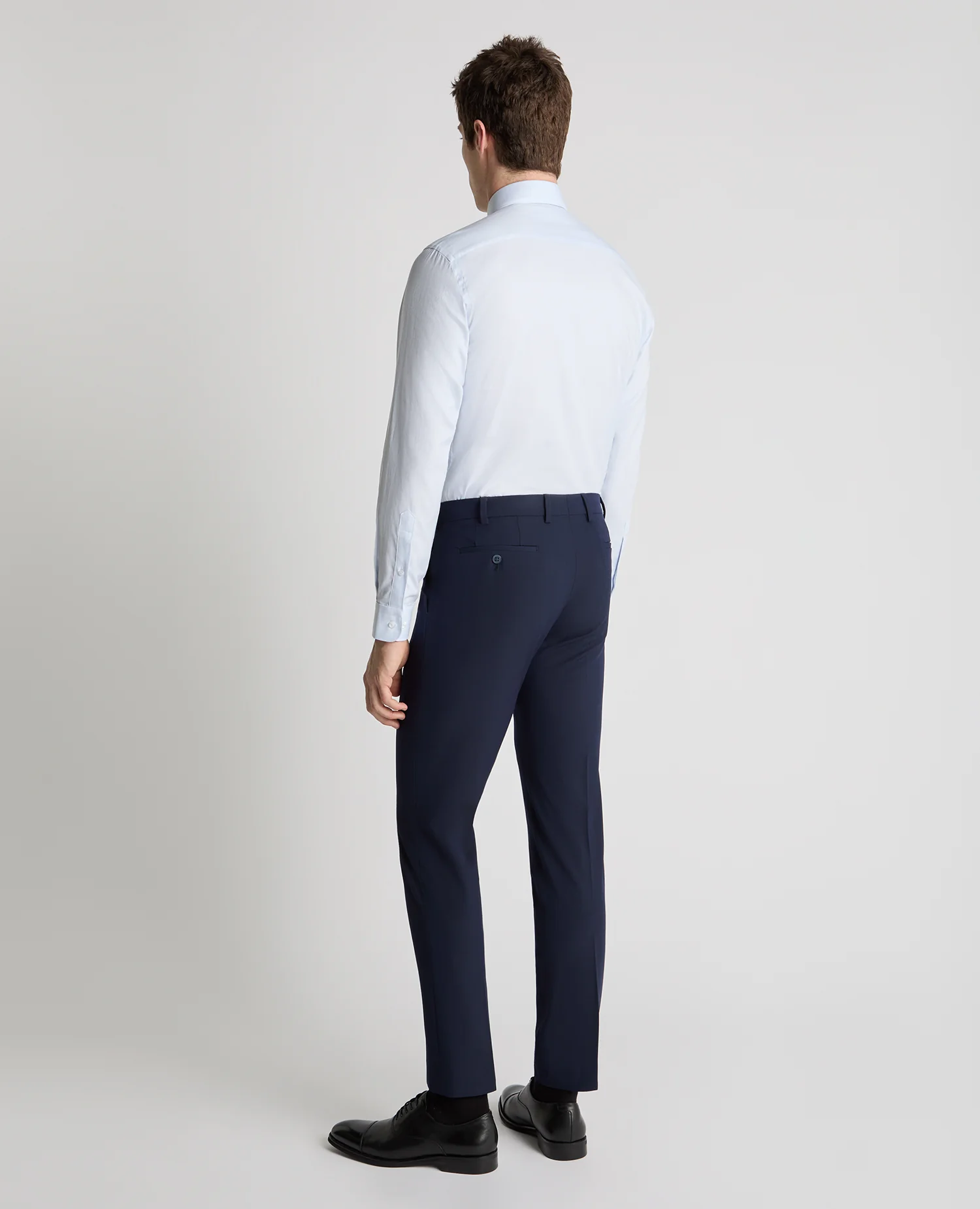 Tapered Fit French Front Cotton Shirt - Image 3