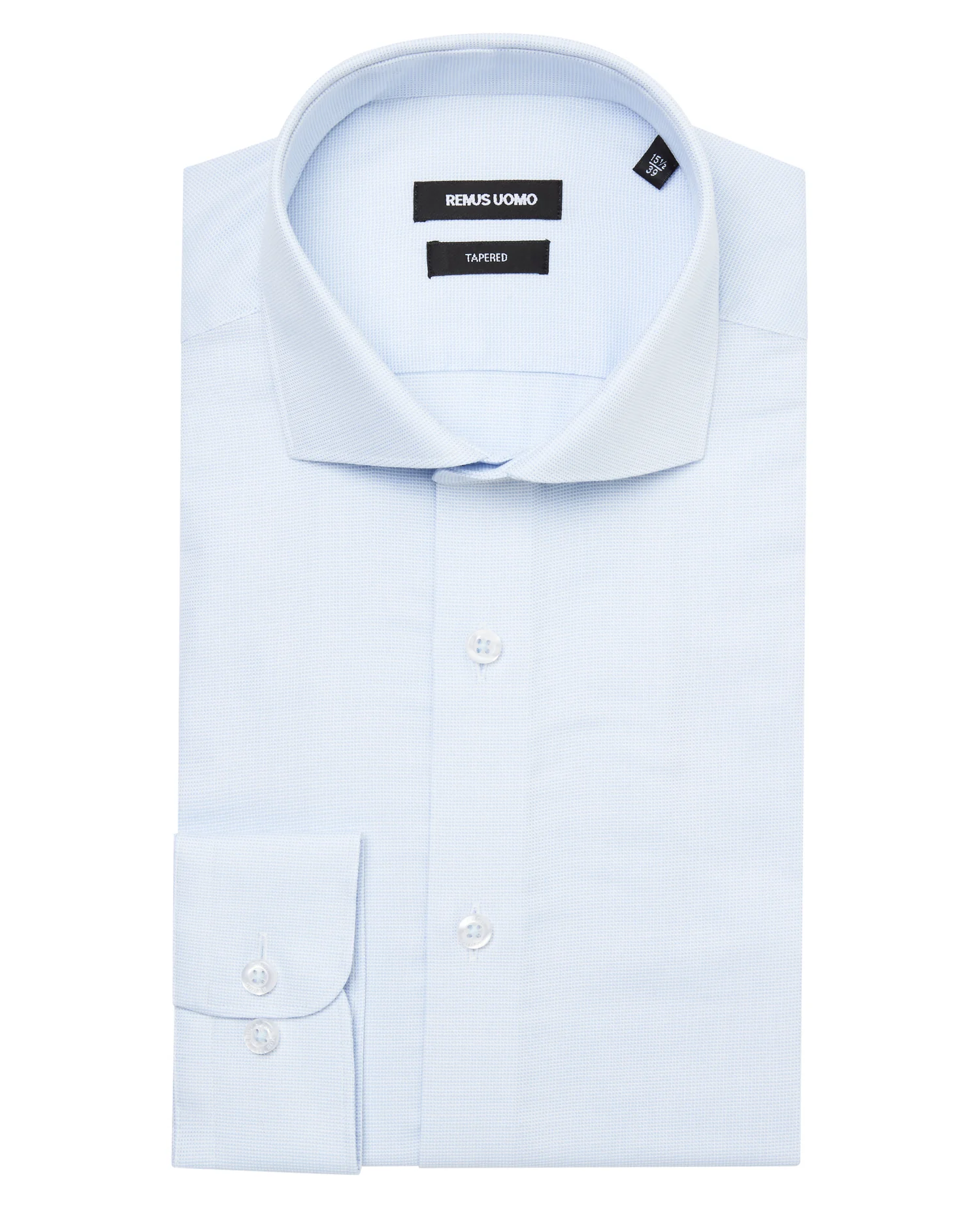 Tapered Fit French Front Cotton Shirt - Image 5