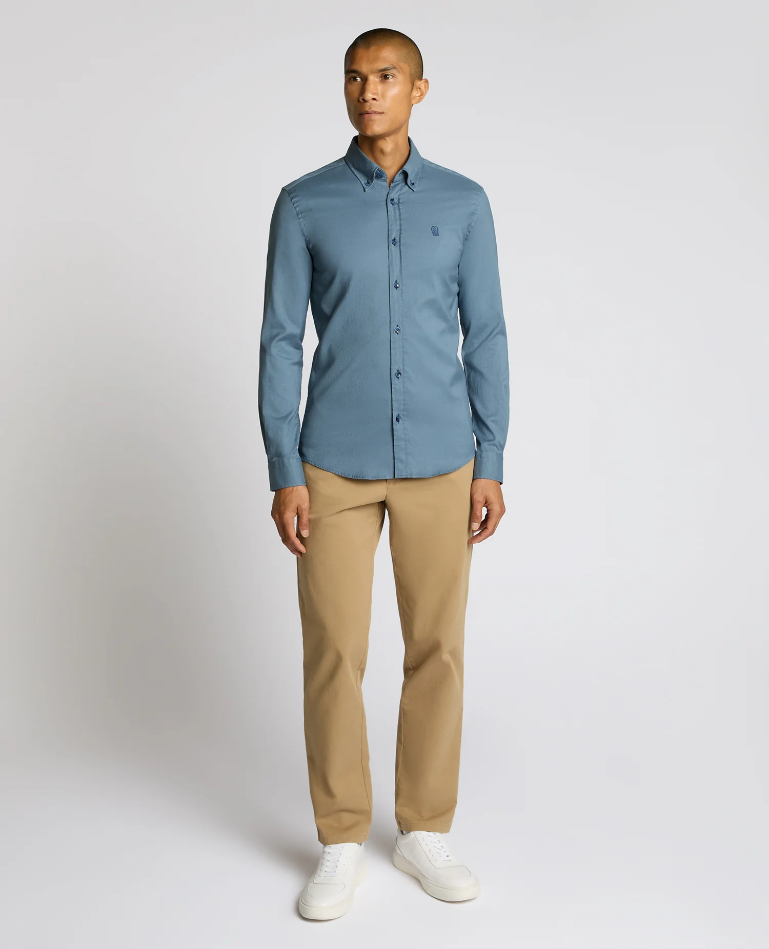 Slim Fit Cotton-Stretch Shirt - Image 2
