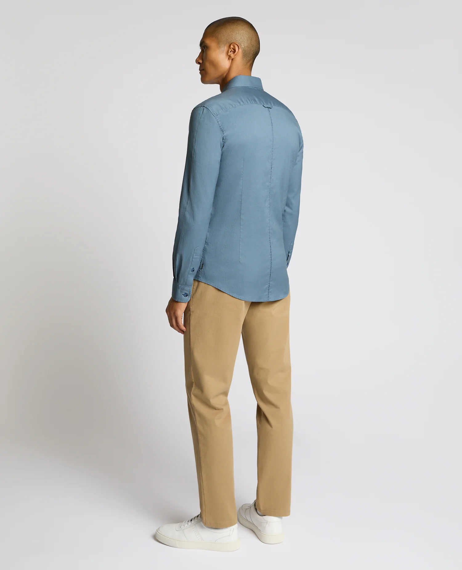 Slim Fit Cotton-Stretch Shirt - Image 3
