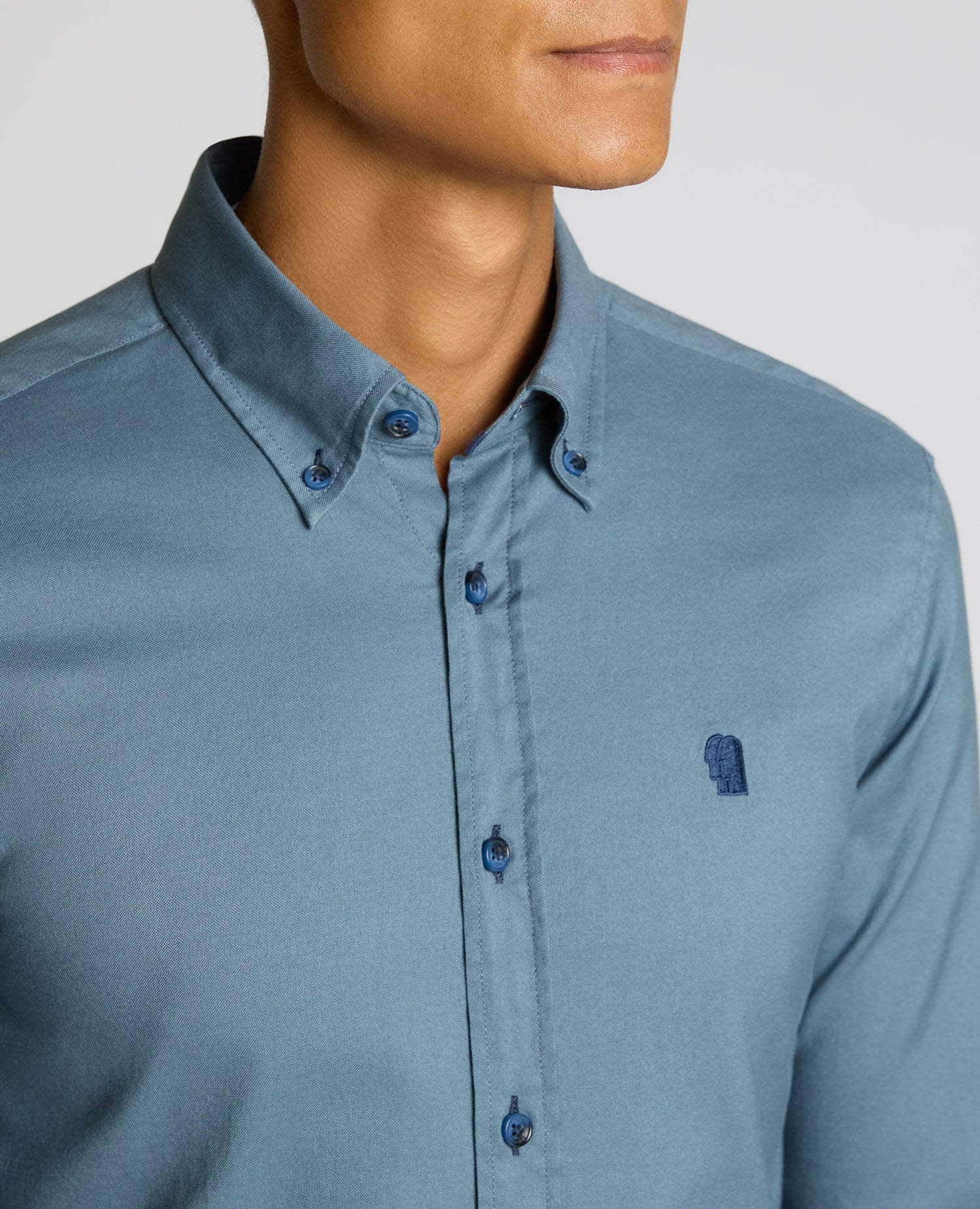 Slim Fit Cotton-Stretch Shirt - Image 5