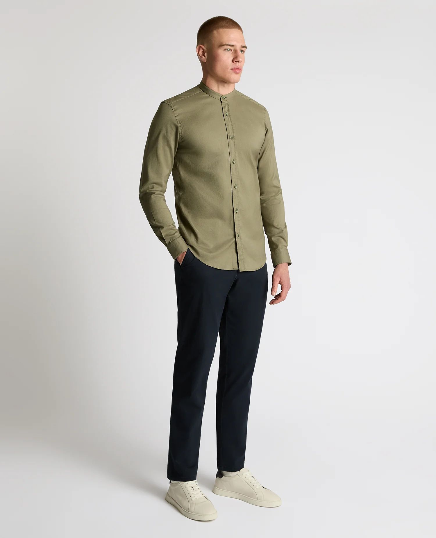 Regular Fit Cotton-Stretch Shirt - Image 4