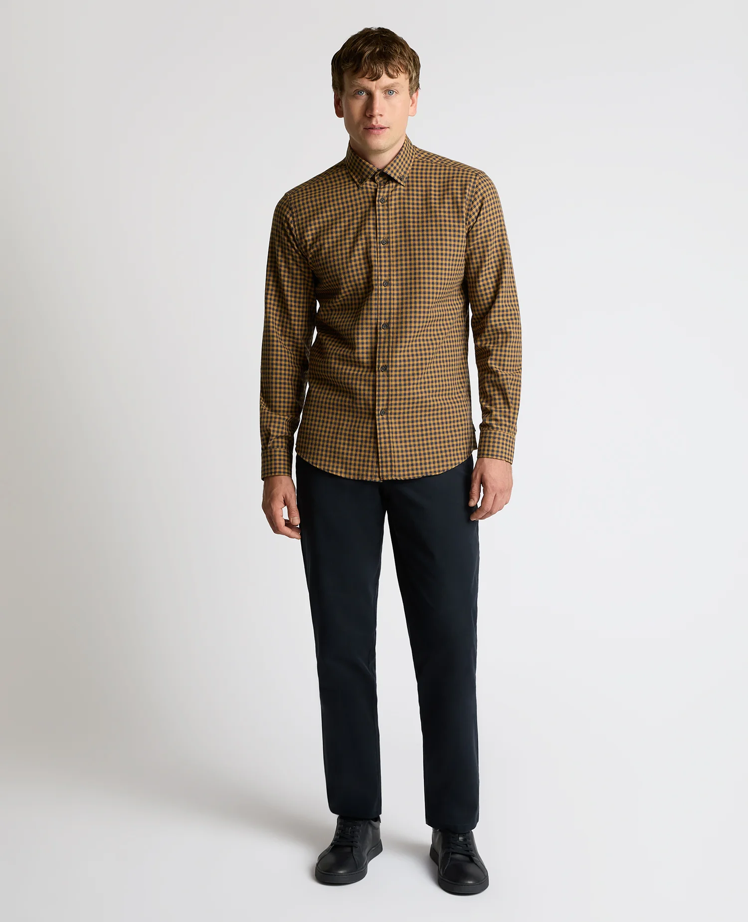 Tapered Fit Cotton-Blend Print Shirt - Image 2