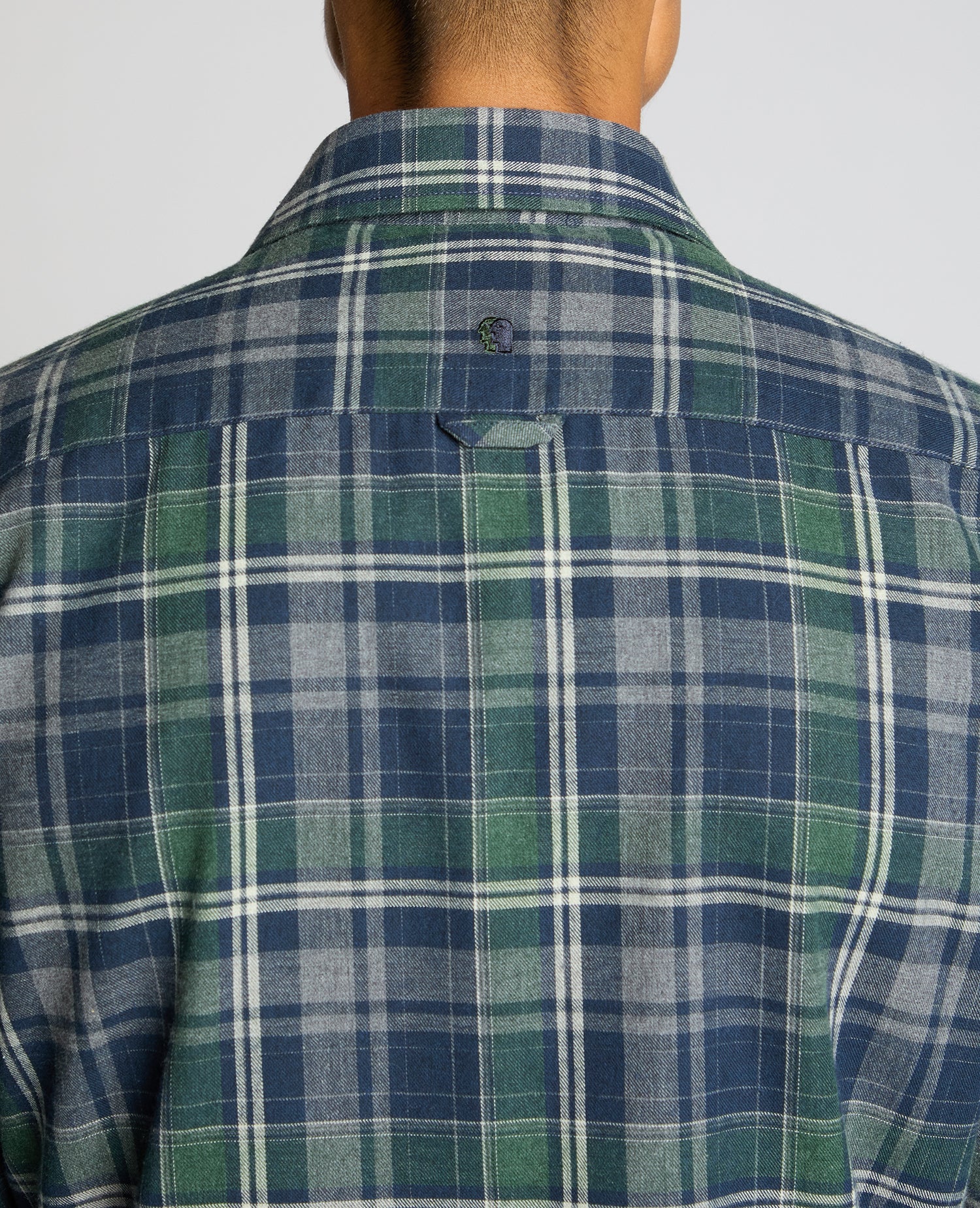 Tapered Fit Cotton-Blend Check Shirt - Image 6