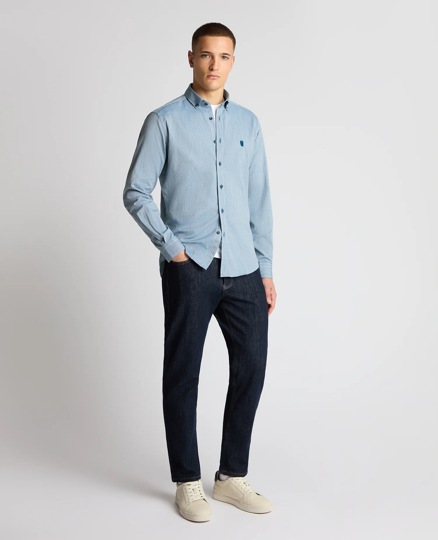 Tapered Fit Cotton Shirt - Image 2