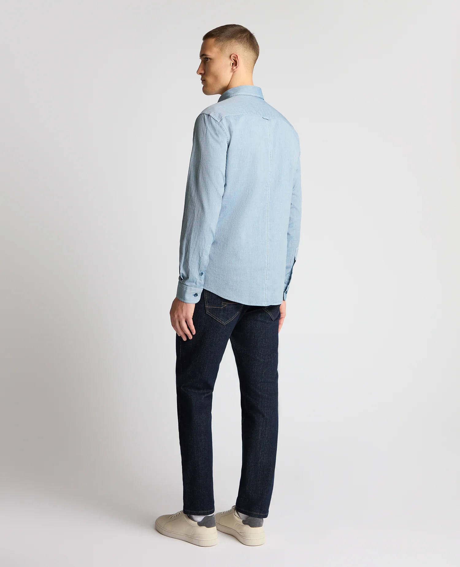 Tapered Fit Cotton Shirt - Image 3