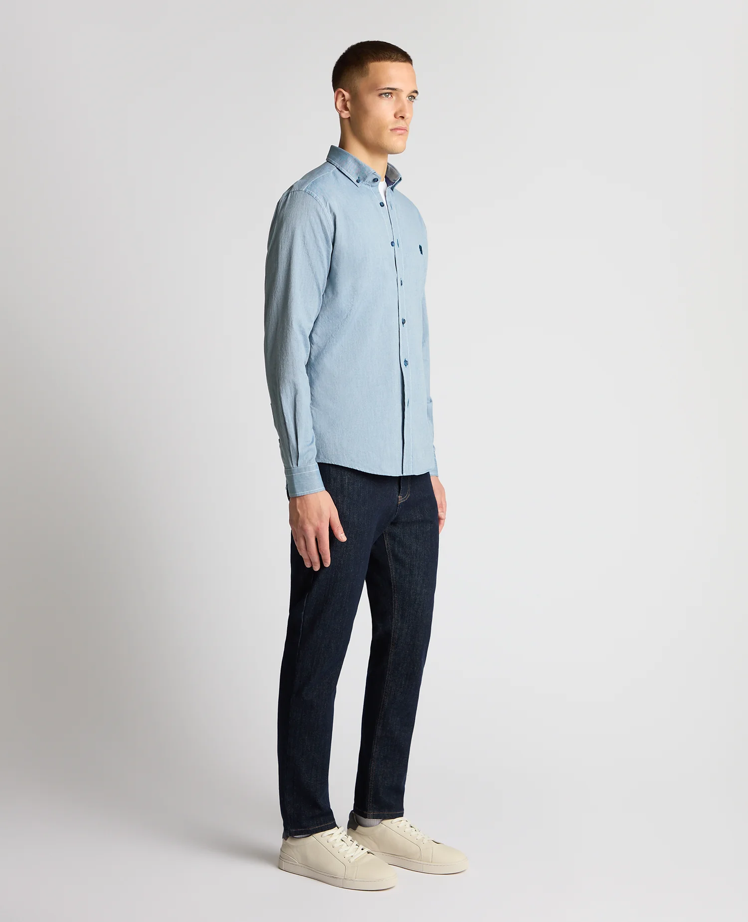 Tapered Fit Cotton Shirt - Image 4