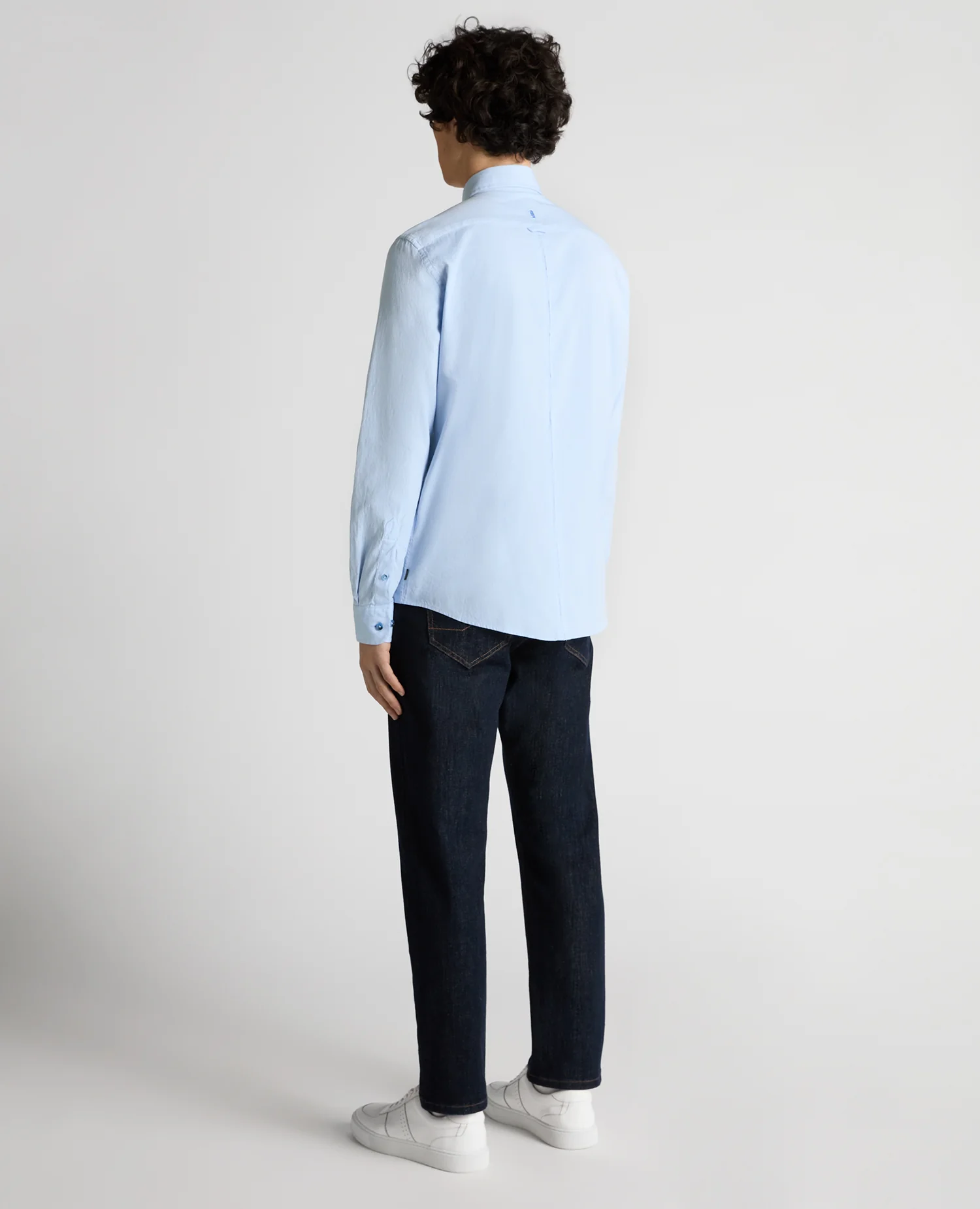 Slim Fit Cotton Oxford Shirt - Image 3