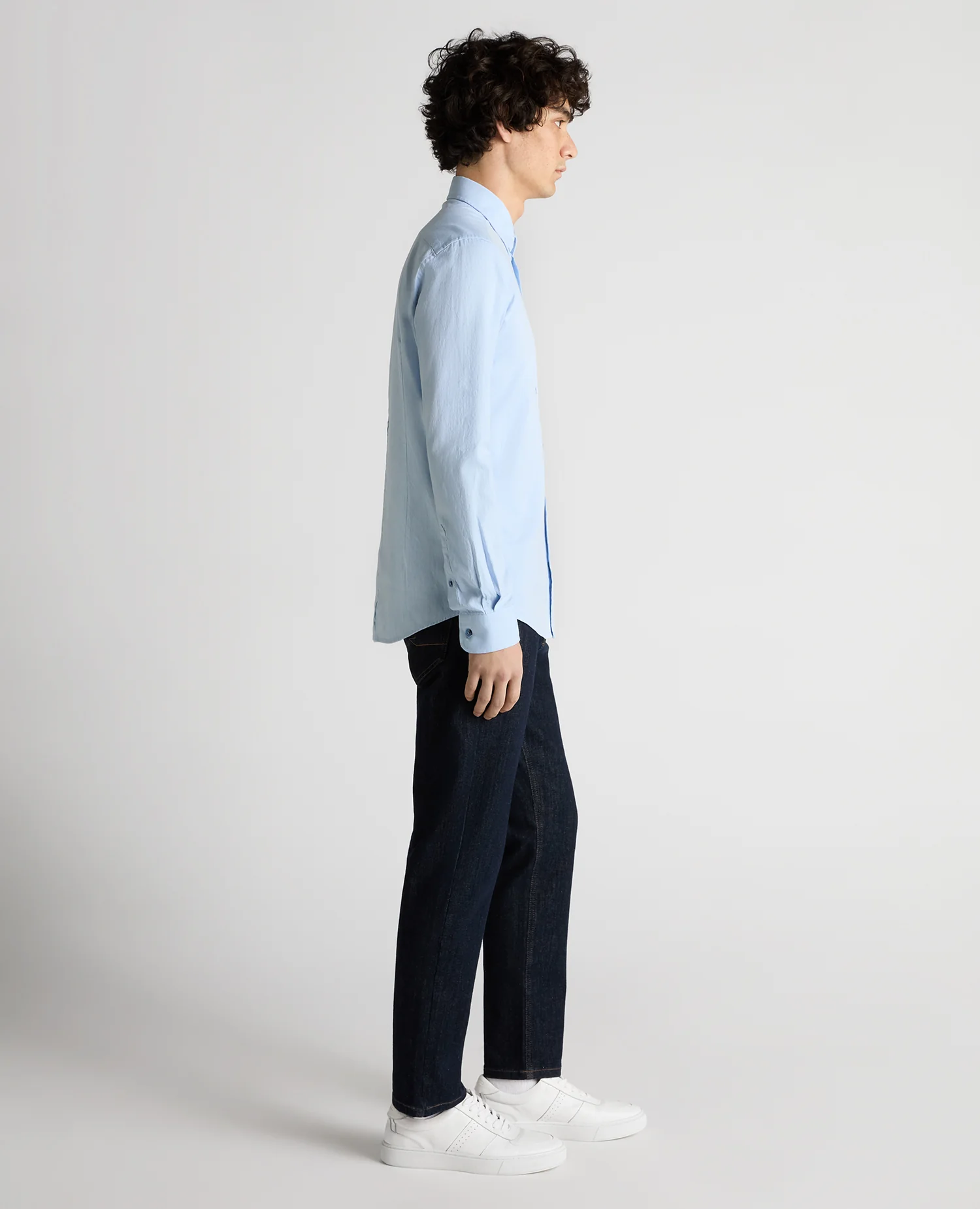 Slim Fit Cotton Oxford Shirt - Image 4