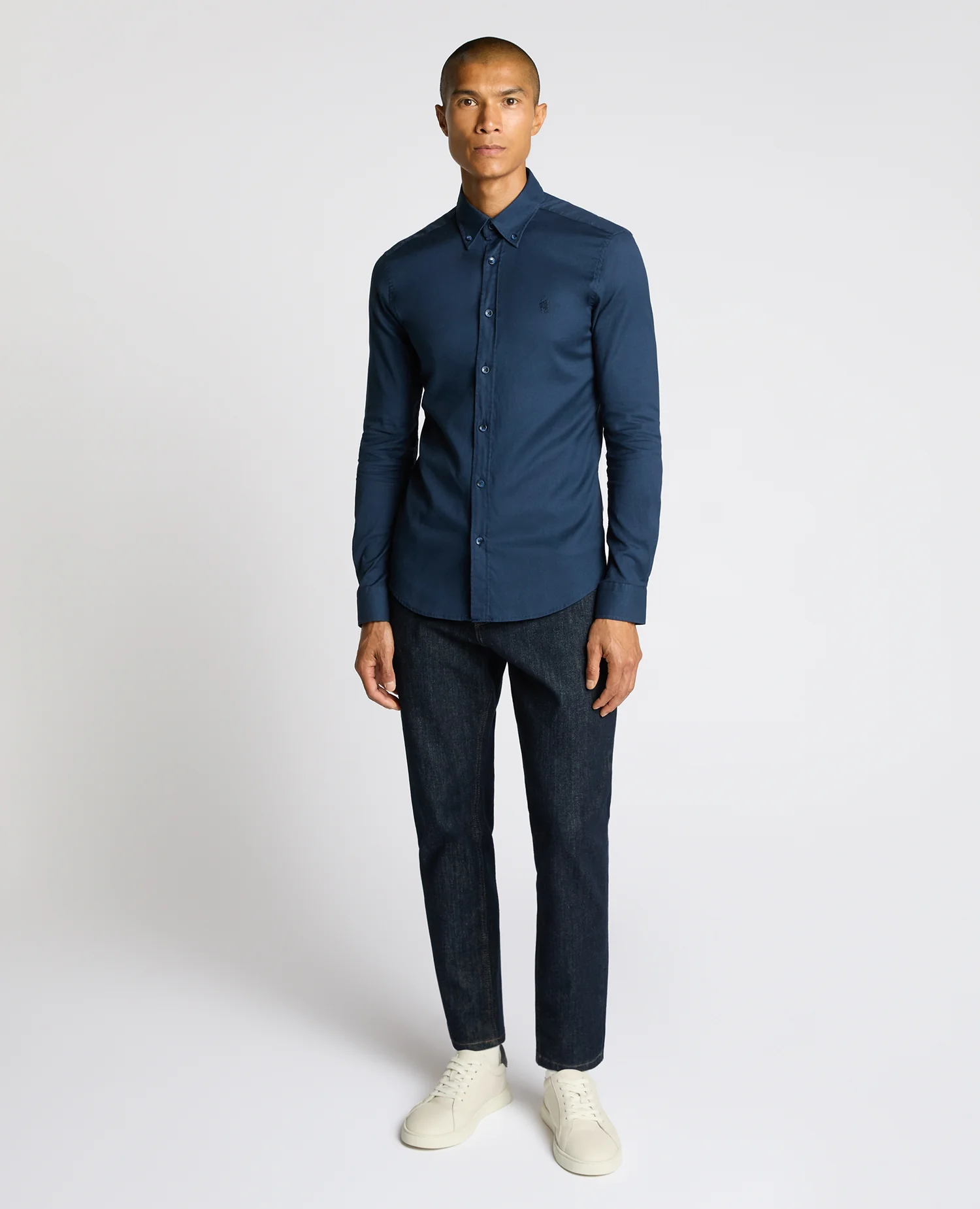 Slim Fit Cotton-Stretch Shirt - Image 2