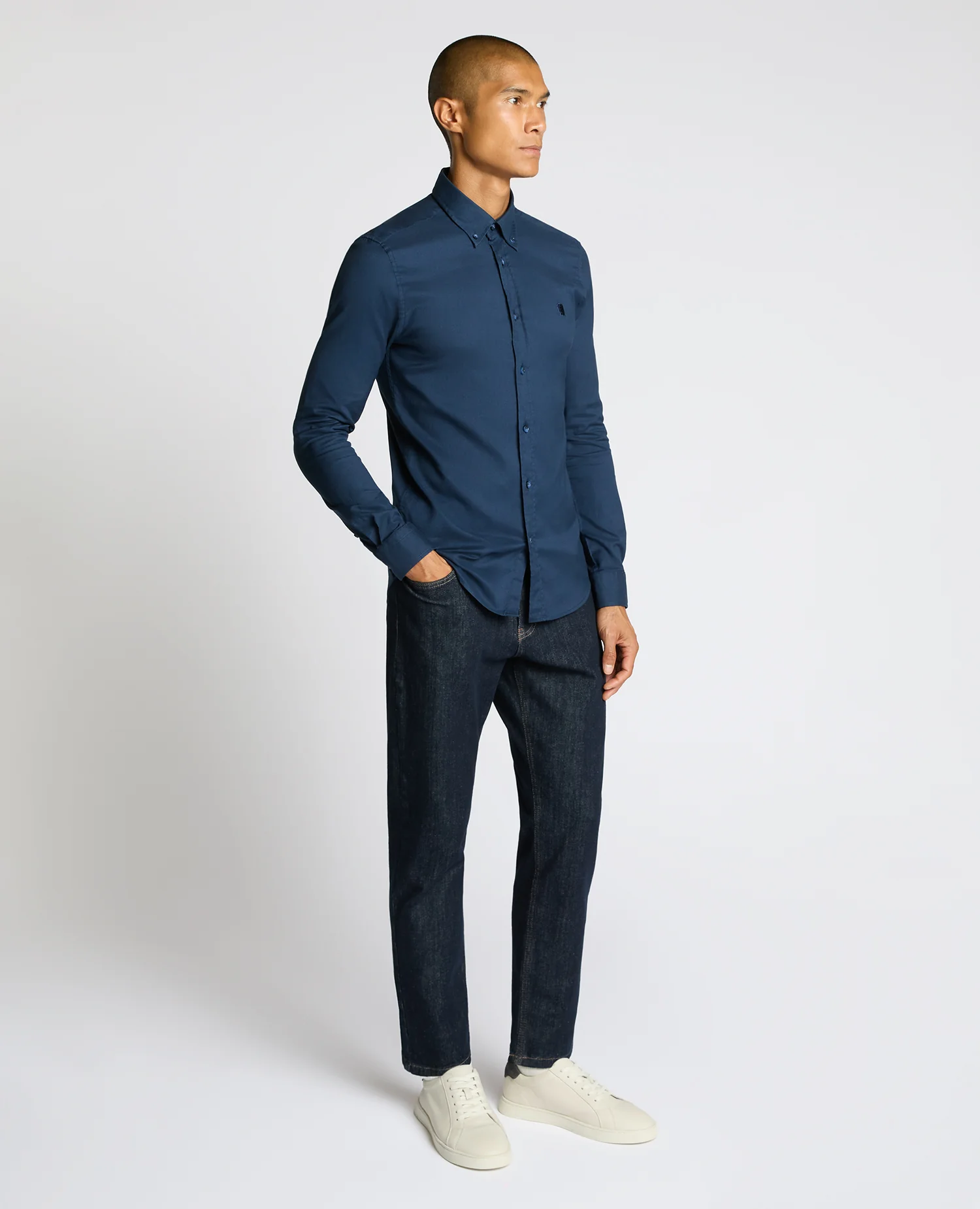 Slim Fit Cotton-Stretch Shirt - Image 4