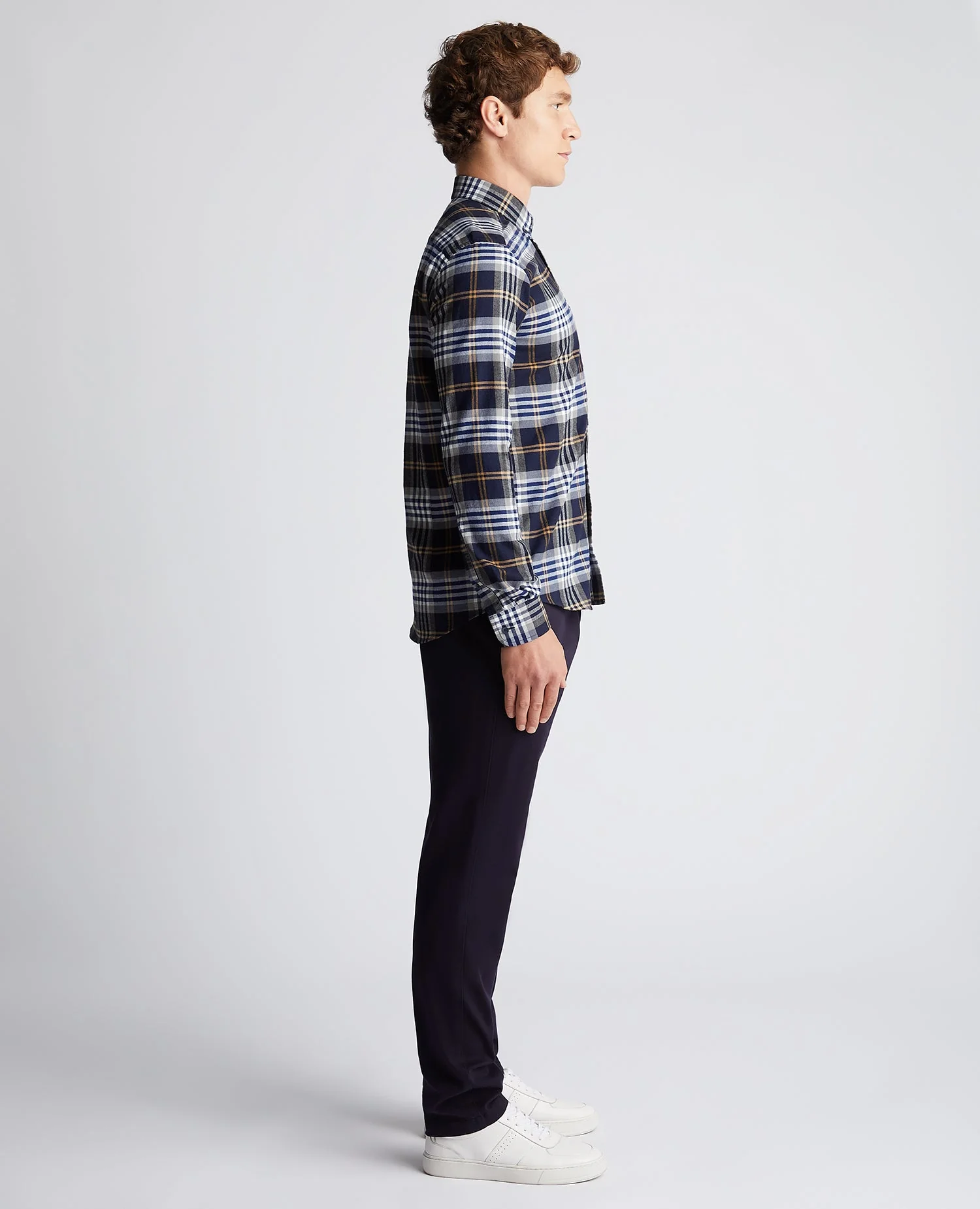 Slim Fit Checked Cotton Shirt - Image 4