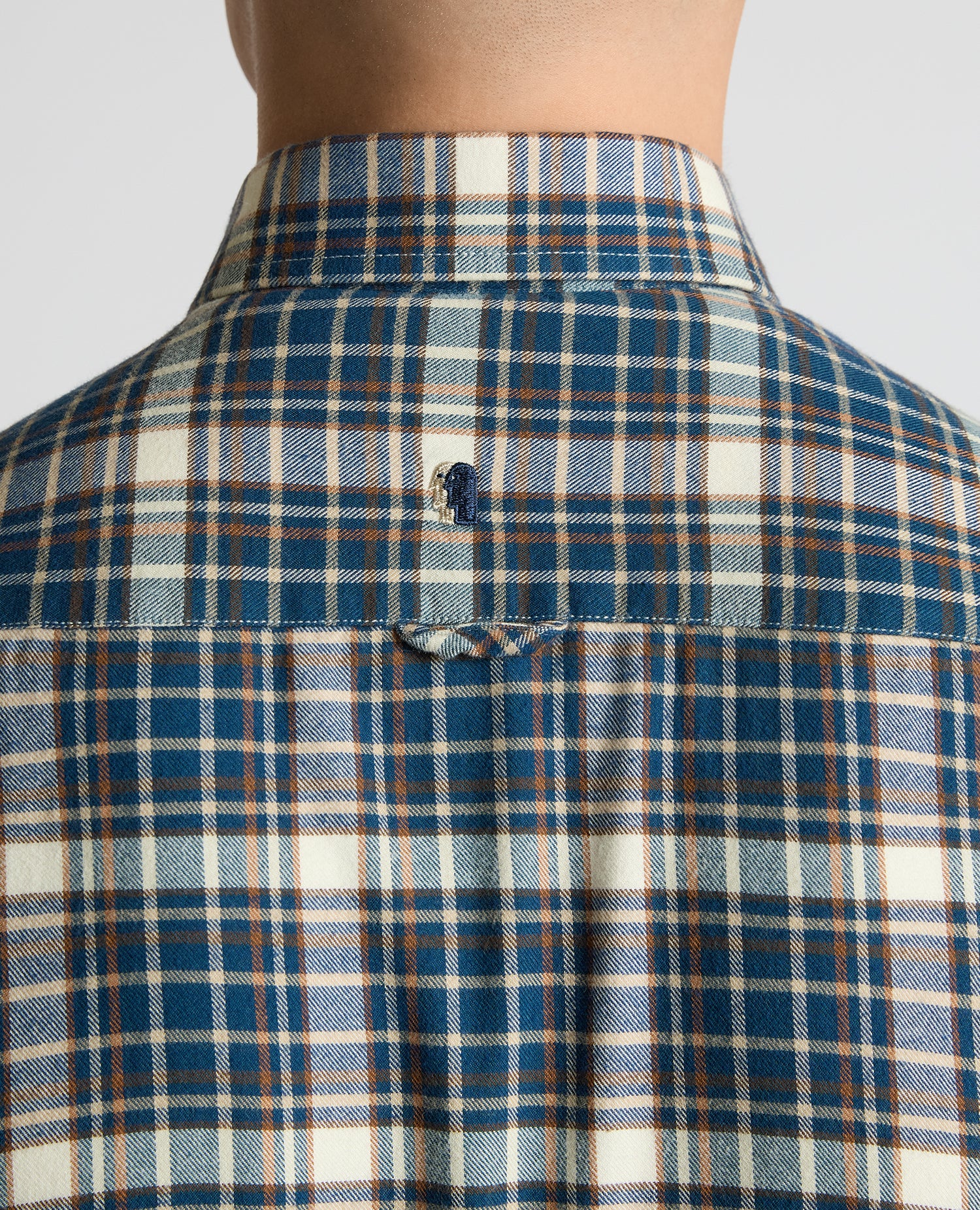 Slim Fit Cotton Check Shirt - Image 6