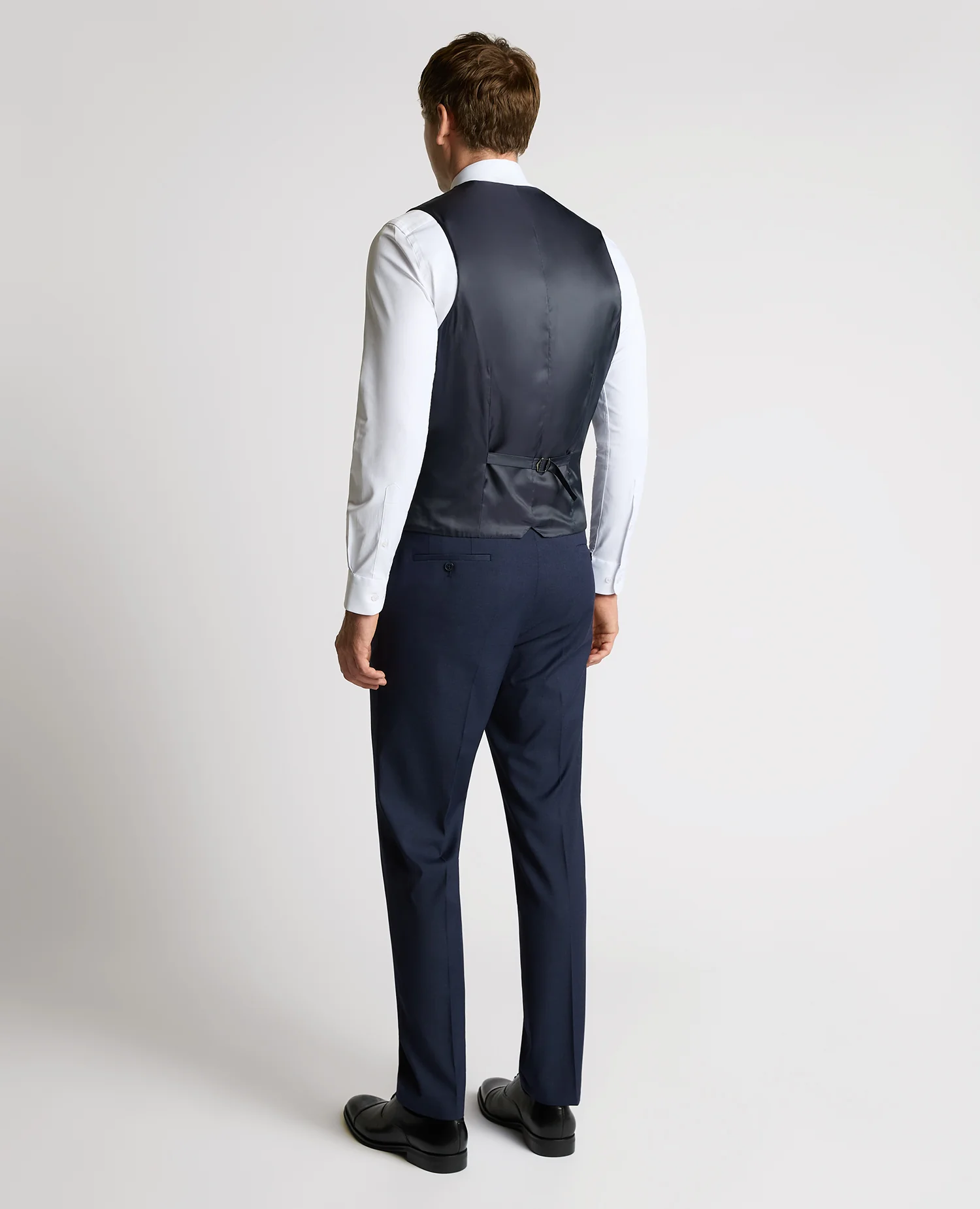 Slim fit polyviscose stretch mix and match suit waistcoat - Image 3