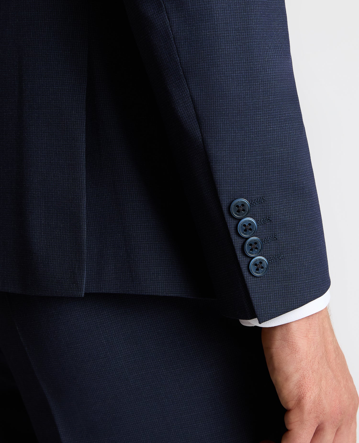 Slim fit polyviscose stretch suit jacket - Image 4