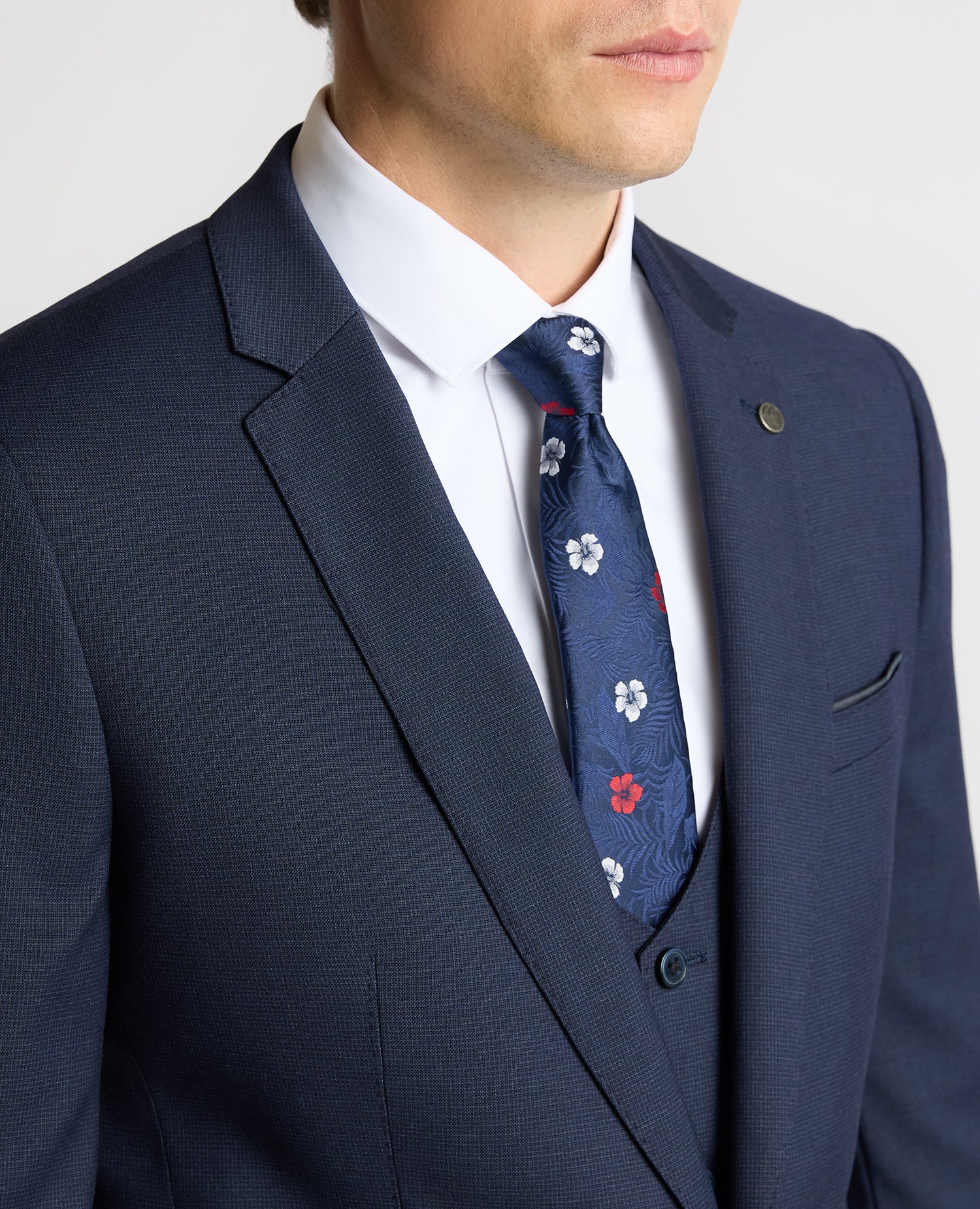 Slim fit polyviscose stretch suit jacket - Image 5