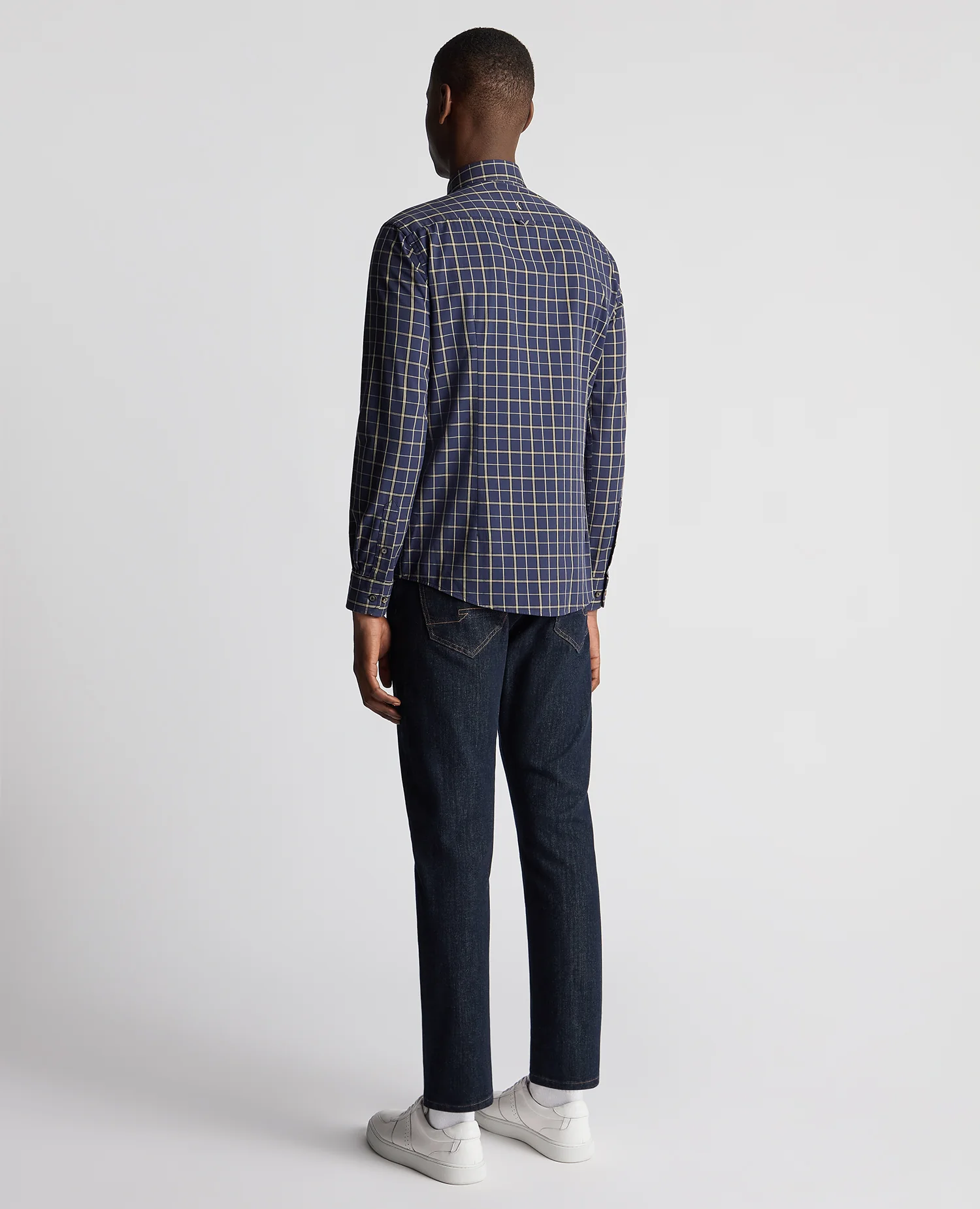 Slim Fit Checked Shirt - Image 3
