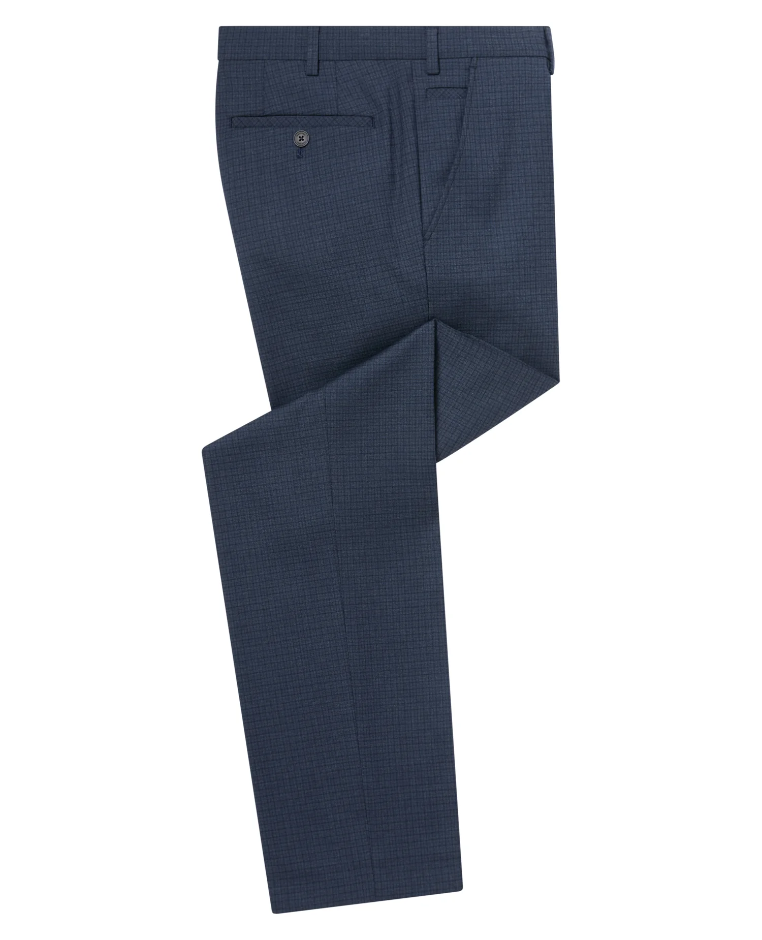 Slim Fit Checked Stretch Suit - Image 7