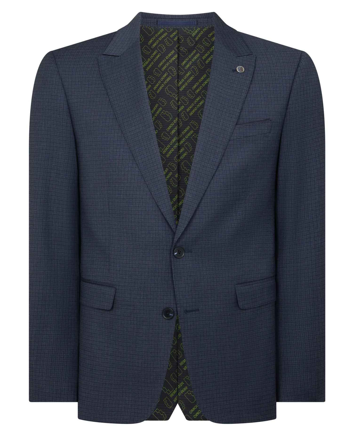 Slim Fit Checked Stretch Suit - Image 6
