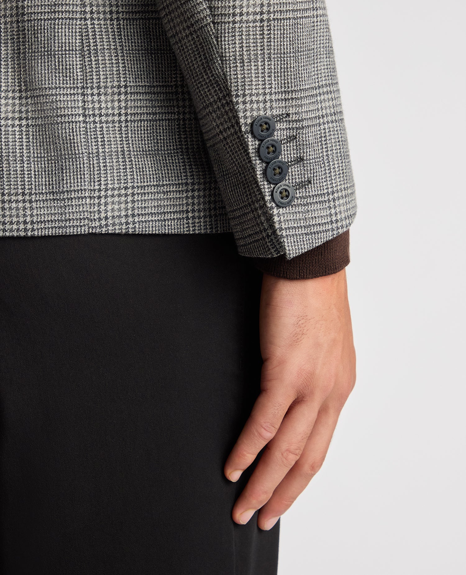 Slim Fit Checked Wool-Blend Jacket - Image 5