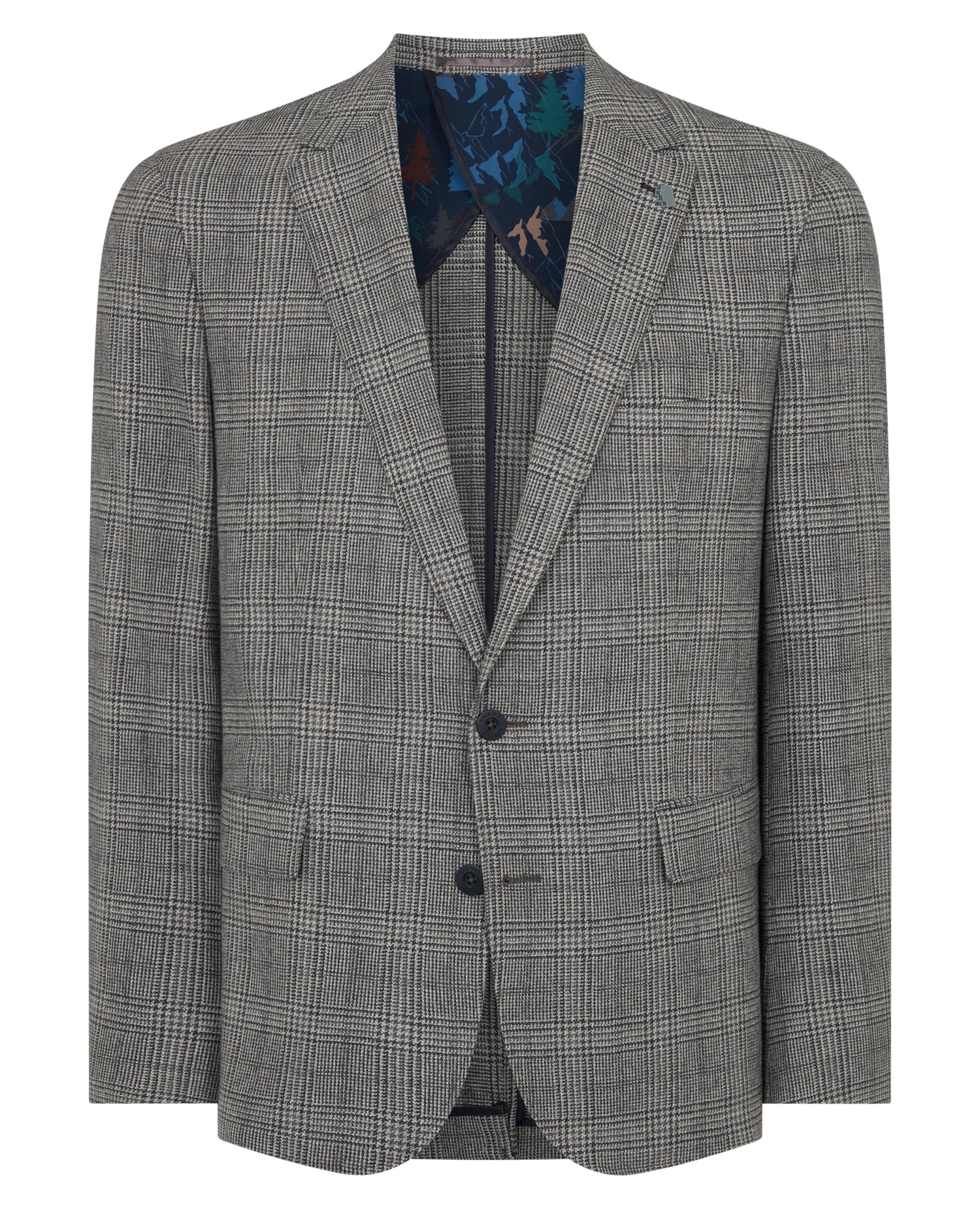 Slim Fit Checked Wool-Blend Jacket - Image 7
